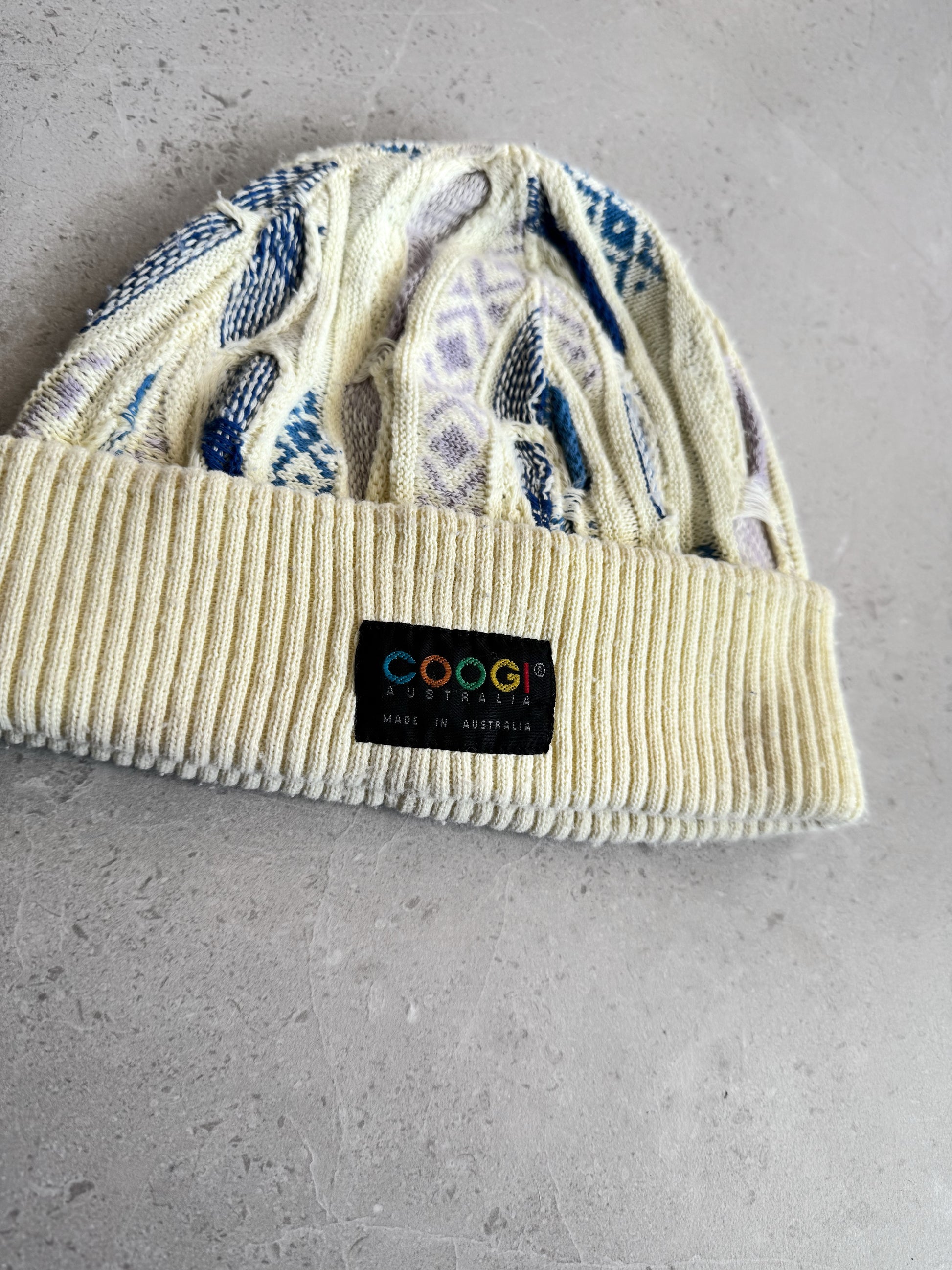 VINTAGE COOGI 3D COTTON KNITTED HAT