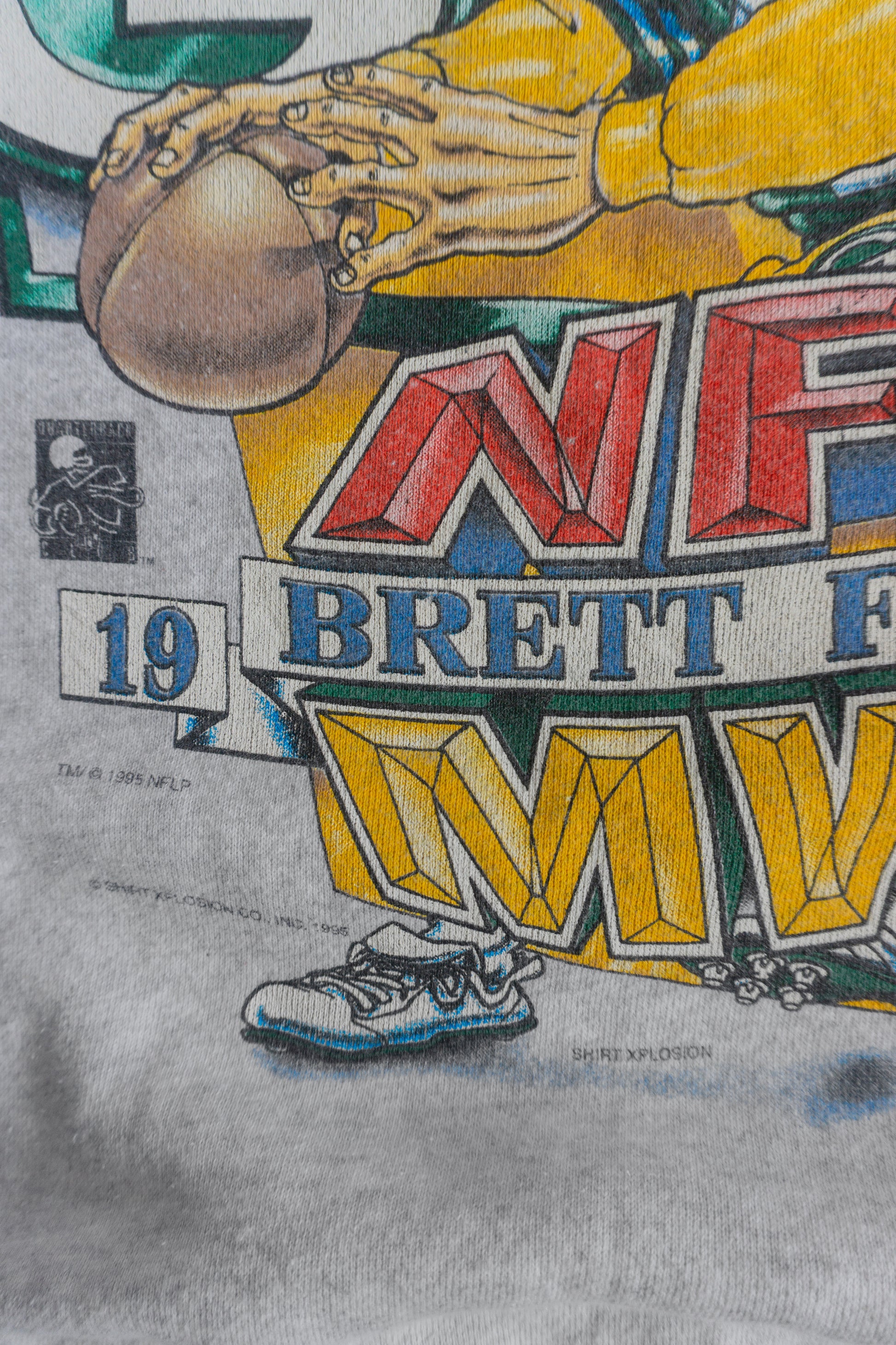 (BOXY L) 90’S VINTAGE GREEN BAY PACKERS BRETT FAVRE CREWNECK