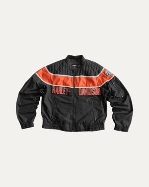 (M) VINTAGE HARLEY DAVIDSON BOMBER RACING JACKET