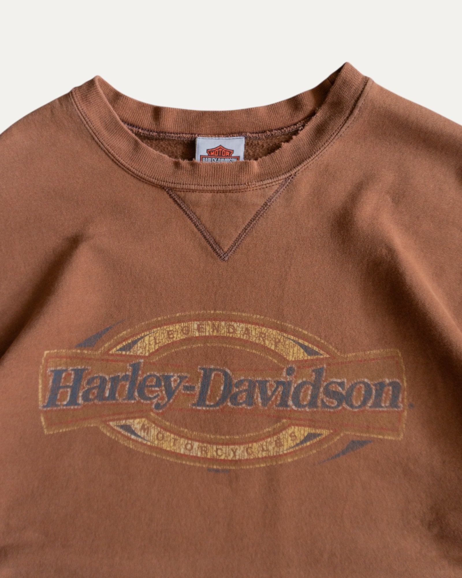 (BOXY L) VINTAGE HARLEY DAVIDSON CREWNECK