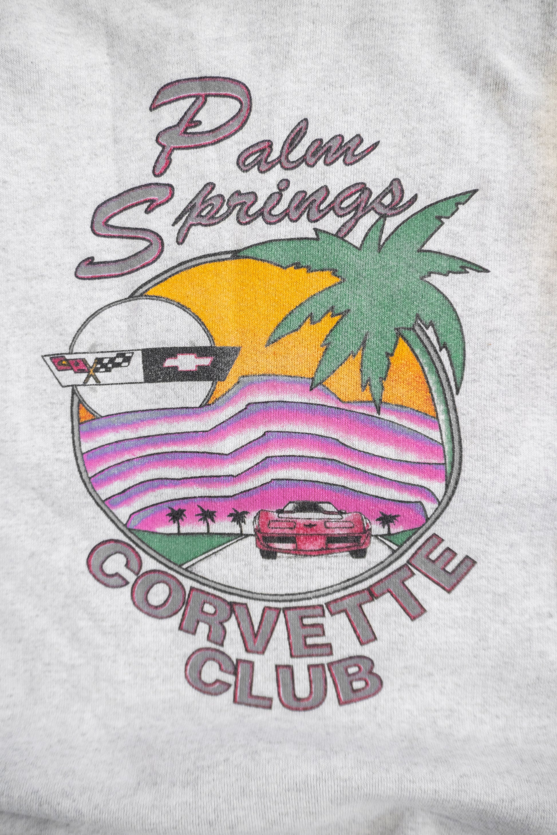 (BOXY L) 90’S VINTAGE CORVETTE CREWNECK