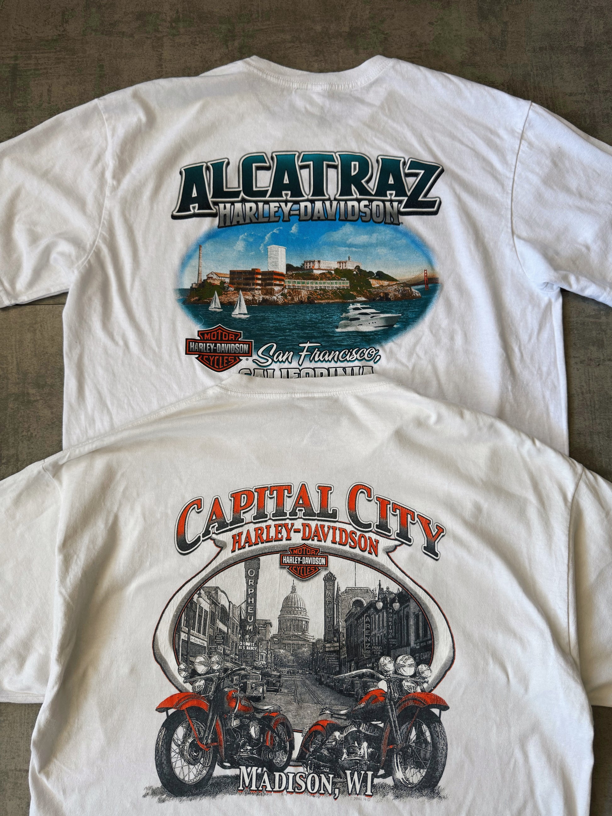 (XL) HARLEY DAVIDSON ALCATRAZ CALIFORNIA TEE
