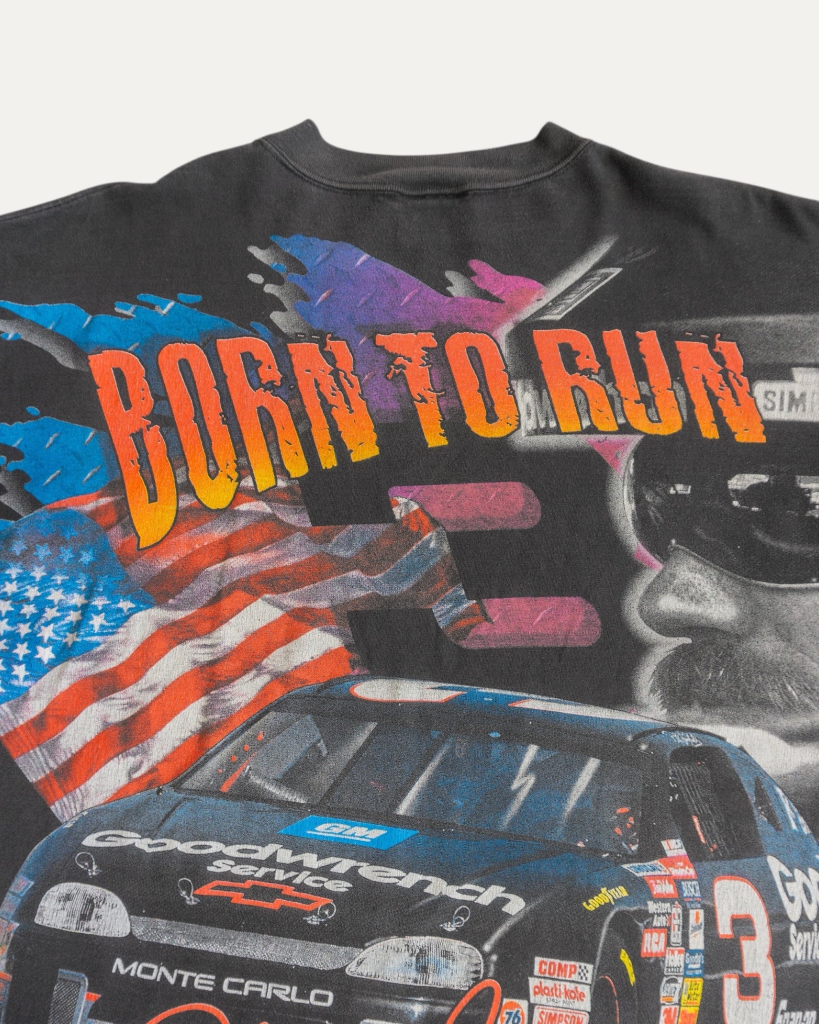 (XL) 90’S VINTAGE NASCAR DALE EARNHARDT AOP RACING TEE