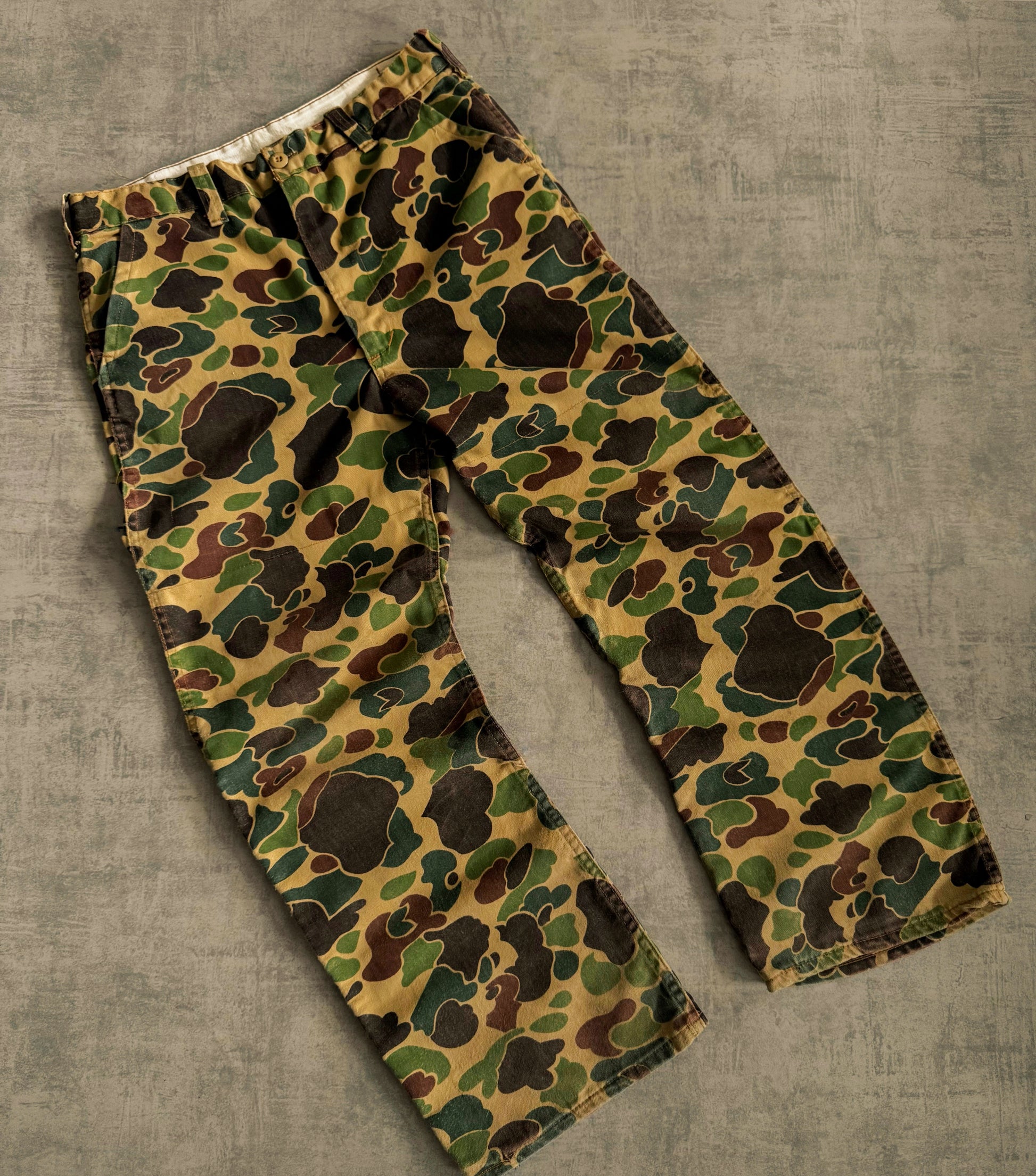 VINTAGE CAMO BAGGY PANTS - 32x32
