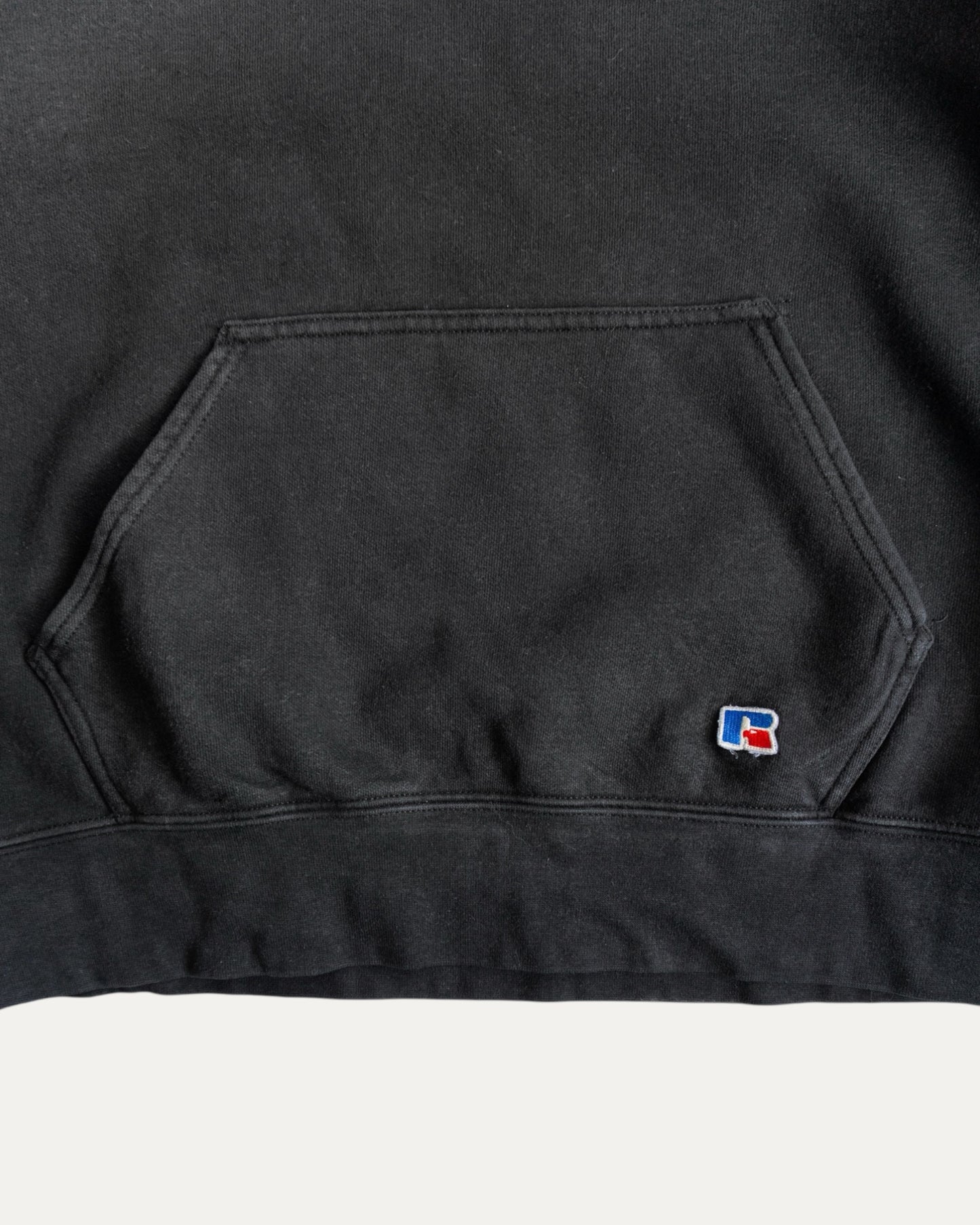(L) RUSSELL BLACK HOODIE