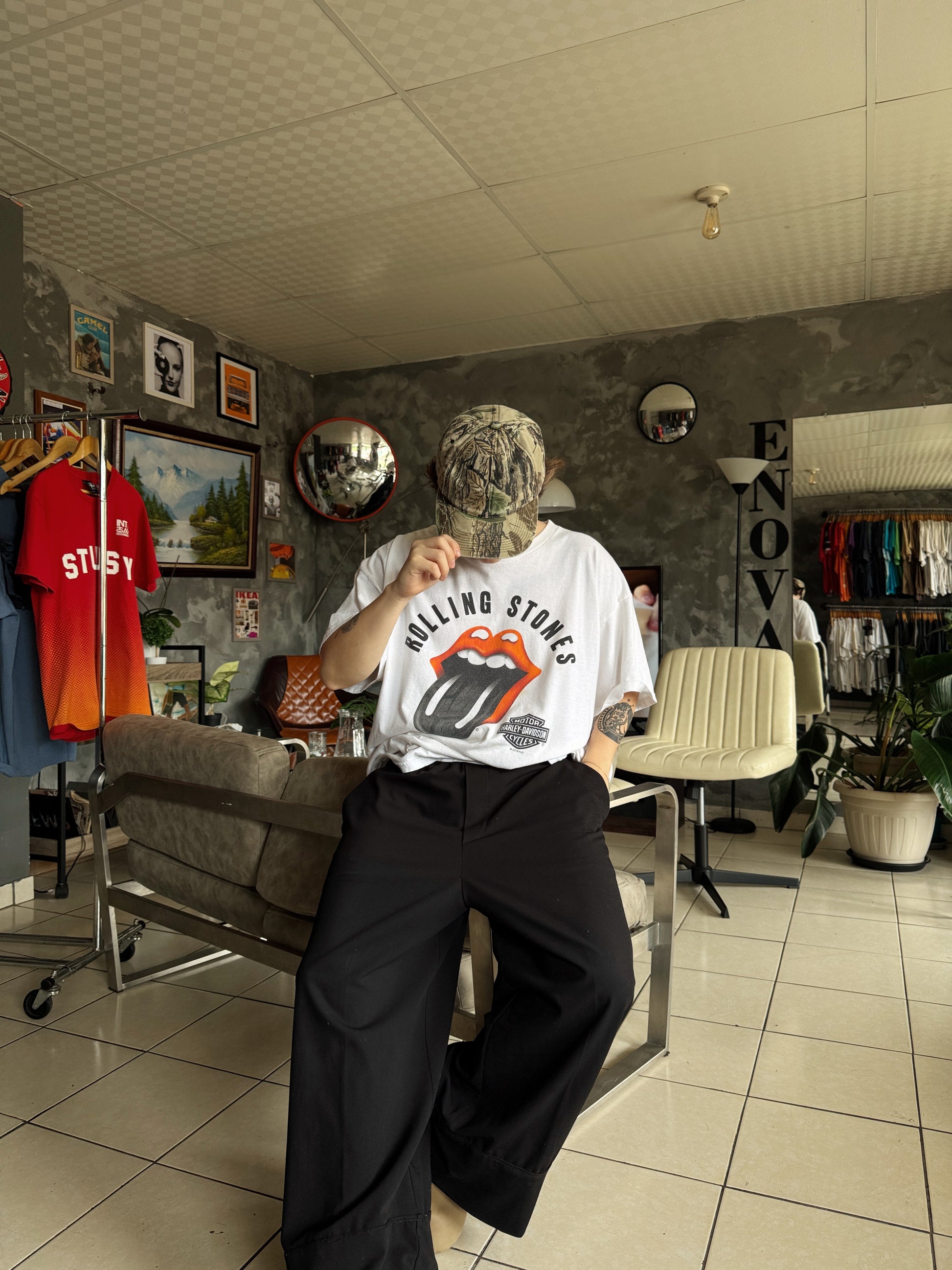 (XL) HARLEY DAVIDSON X ROLLING STONES TEE