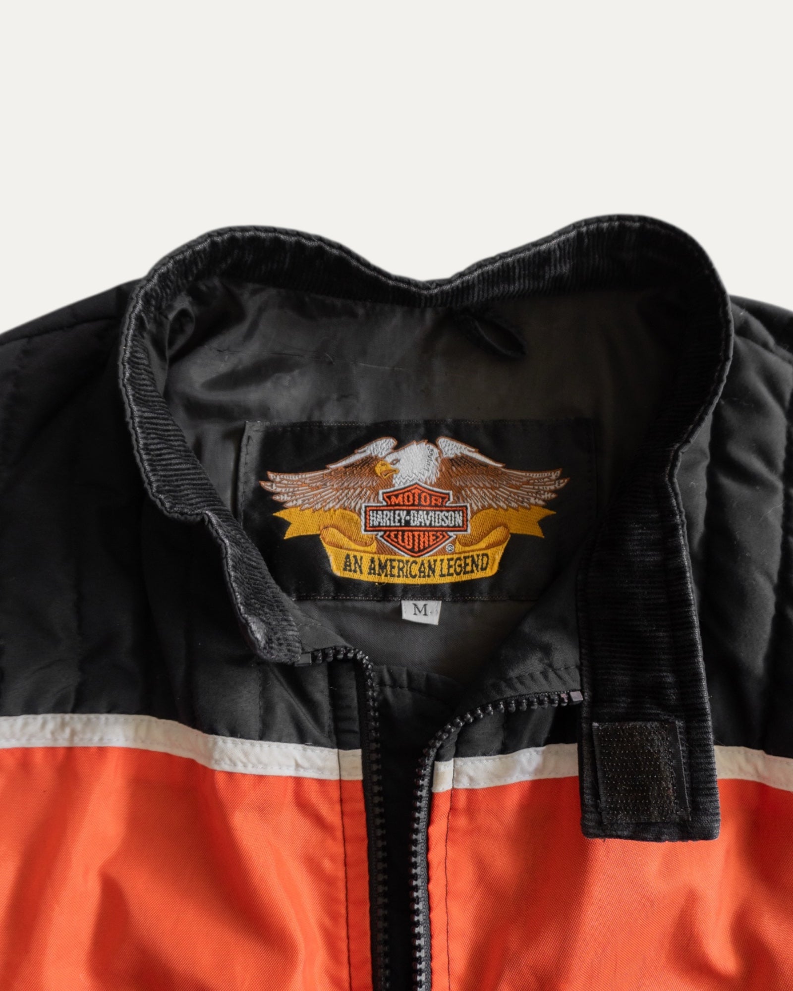 (M) VINTAGE HARLEY DAVIDSON BOMBER RACING JACKET