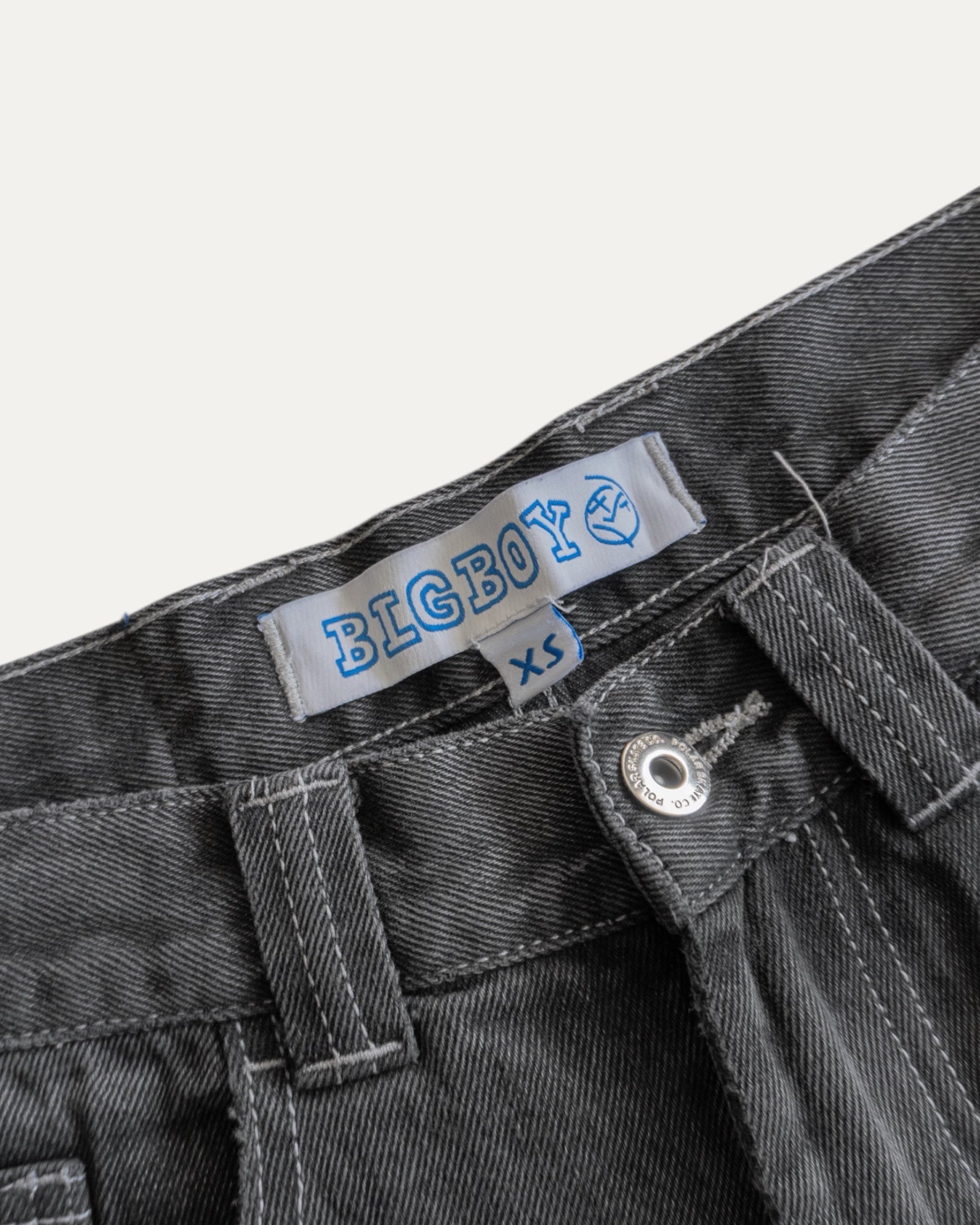 BIG BOY SILVER BLACK FADED PANTS - 30x34