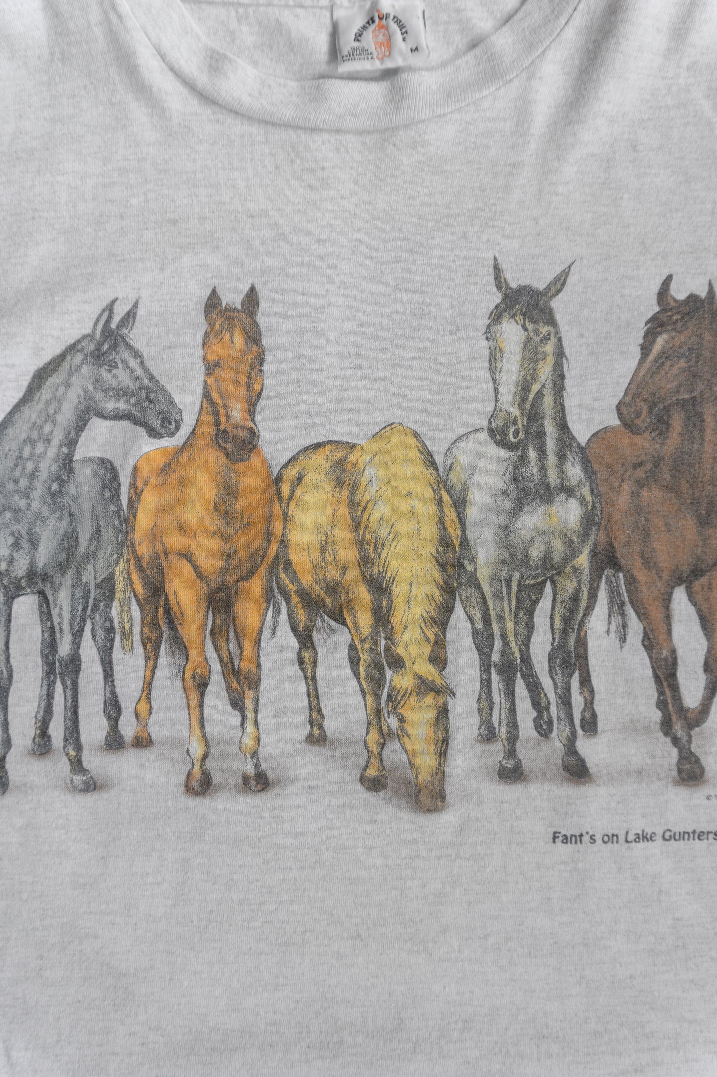 (M) 90’S VINTAGE HORSES ART TEE