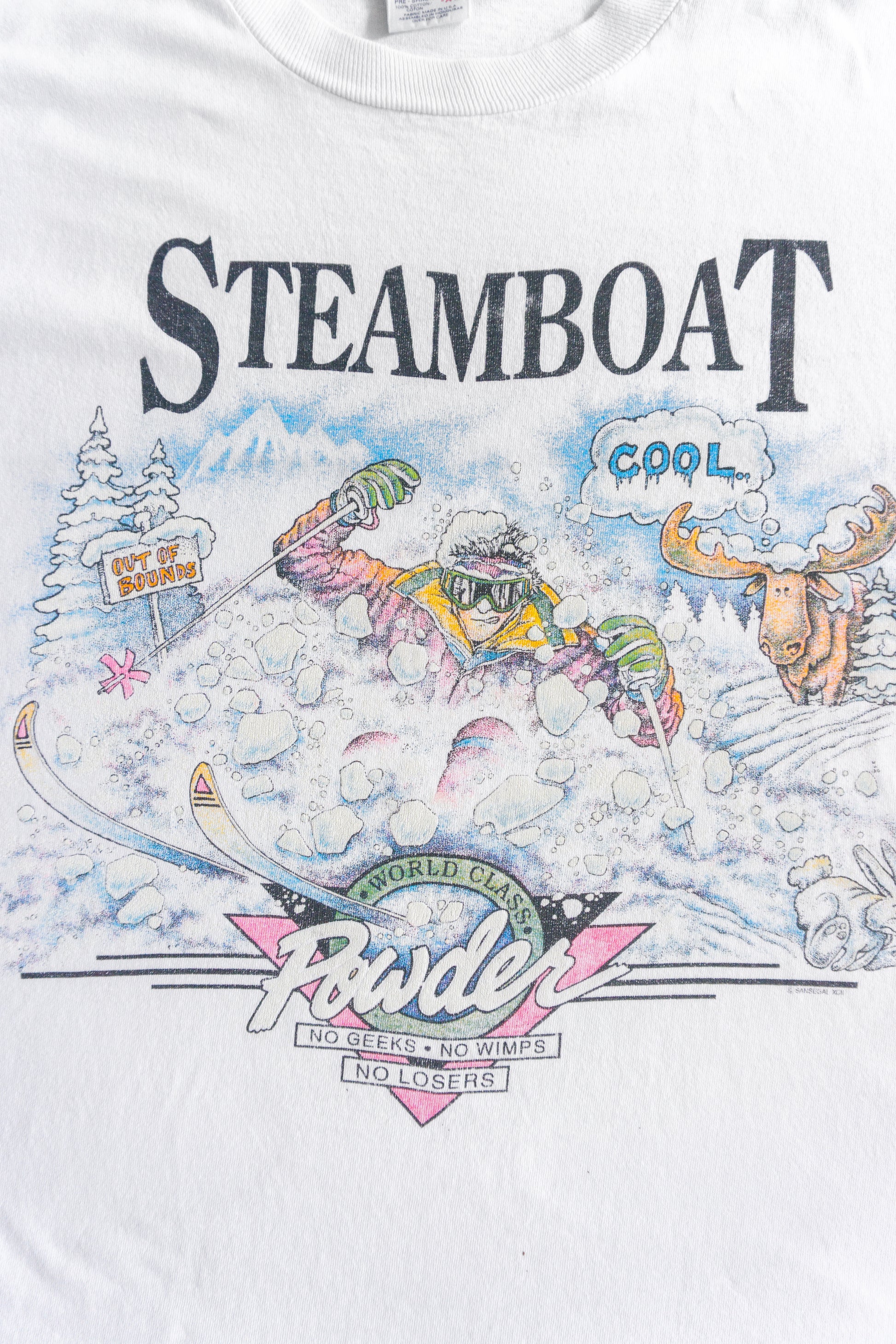 (XL) 90’S VINTAGE STEAMBOAT TEE