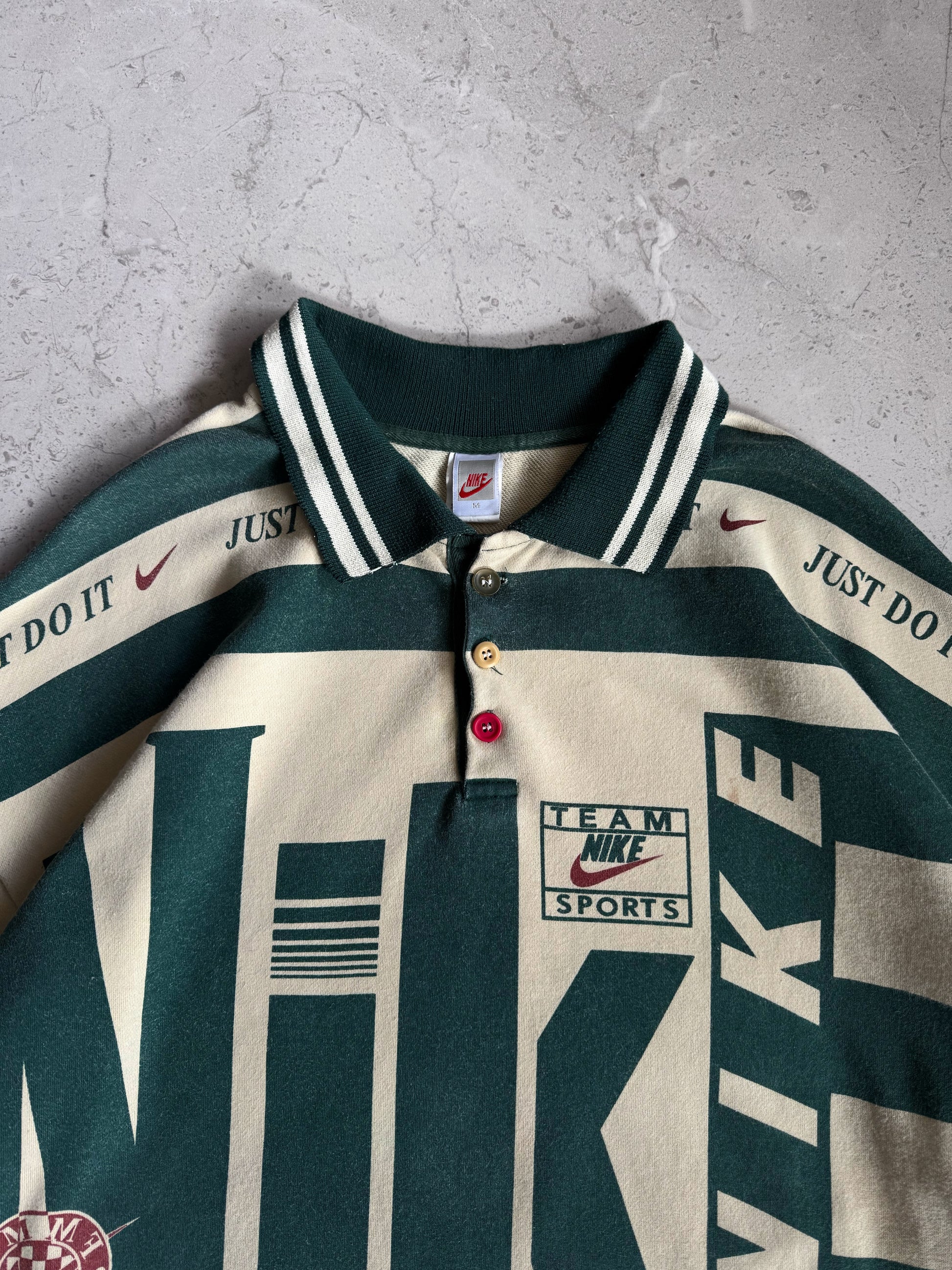 (M) NIKE X CACTUS PLANT FLEA MARKET LONG SLEEVE POLO