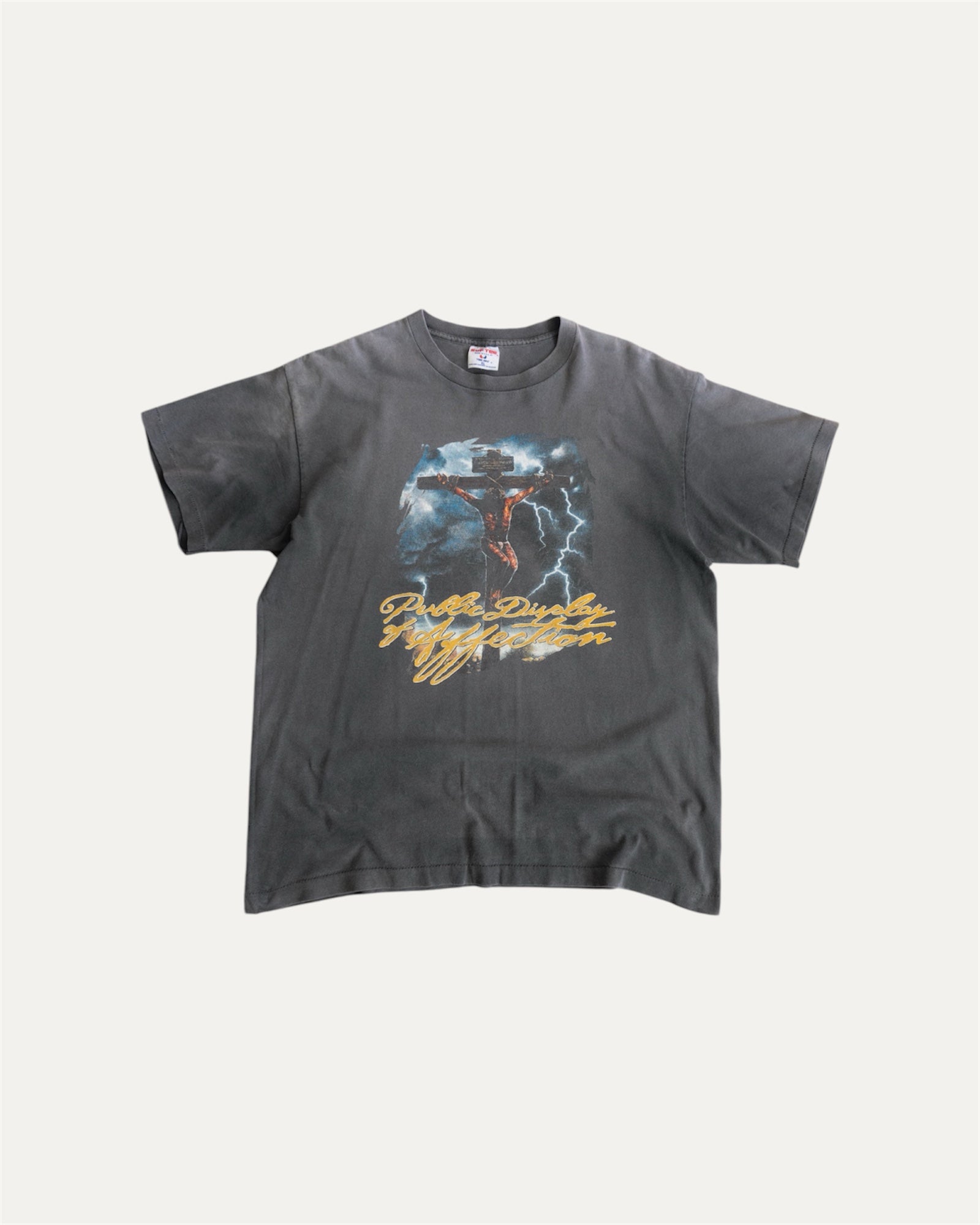 (L-XL) RARE VINTAGE JESUS CHRIST FADED TEE