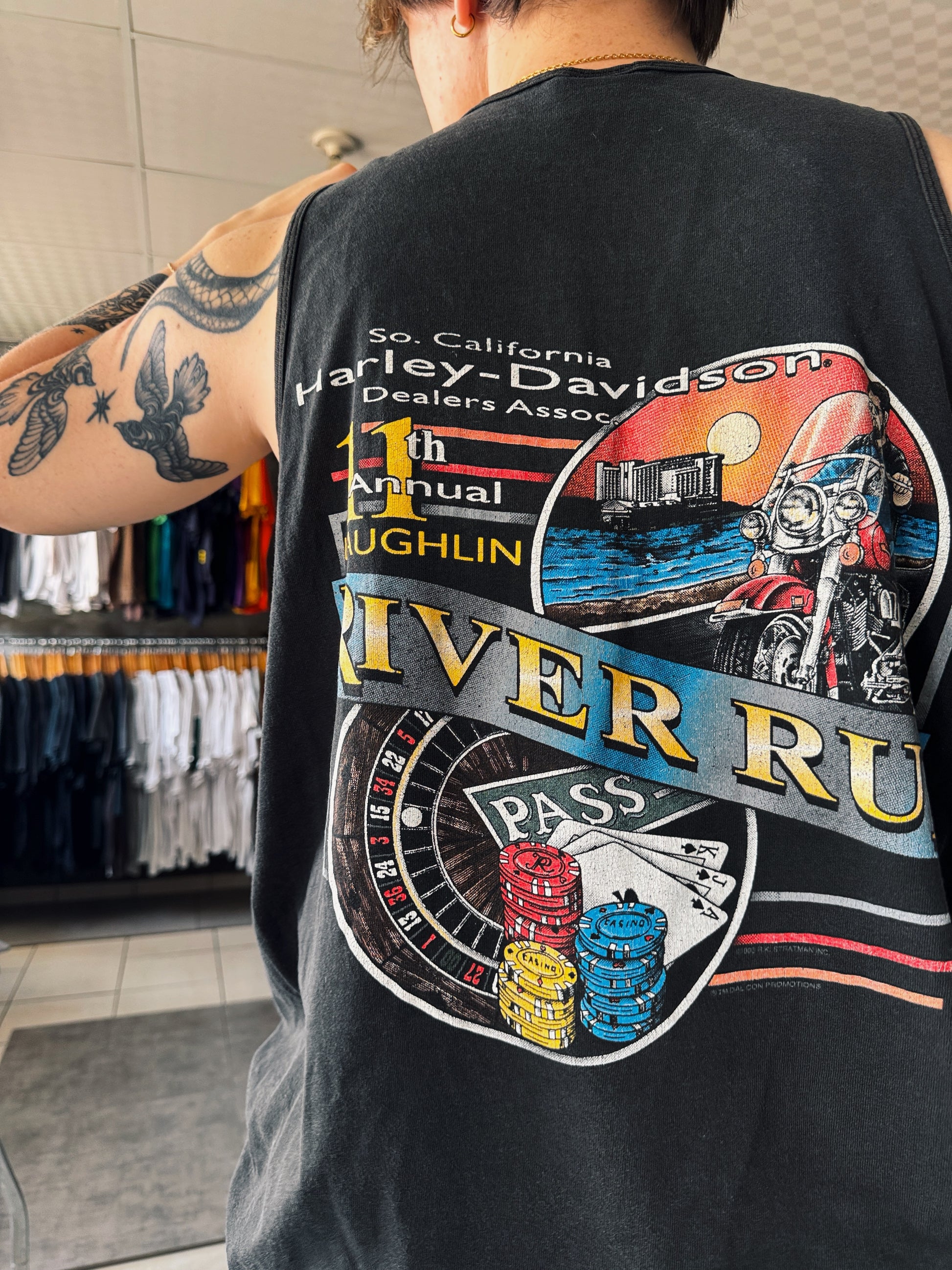 (XL) 90’S VINTAGE HARLEY DAVIDSON TANK TOP