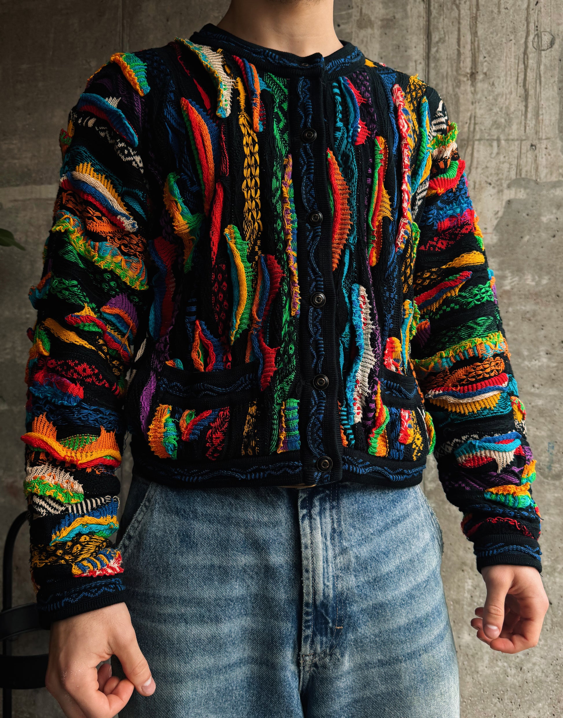 (S-M) 90’S VINTAGE COOGI CARDIGAN