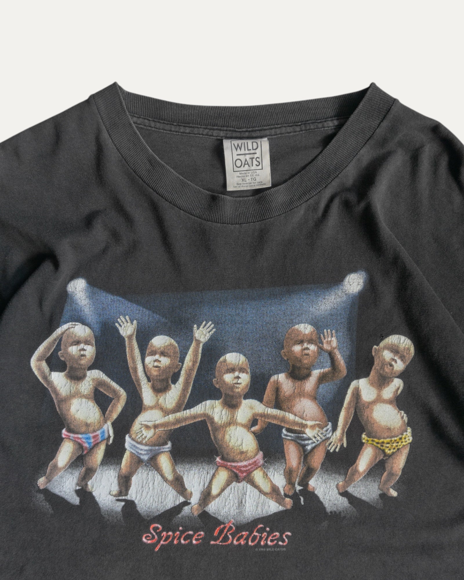 (XL) 90’S VINTAGE SPICE GIRLS SPICE BABIES CONCERT TEE