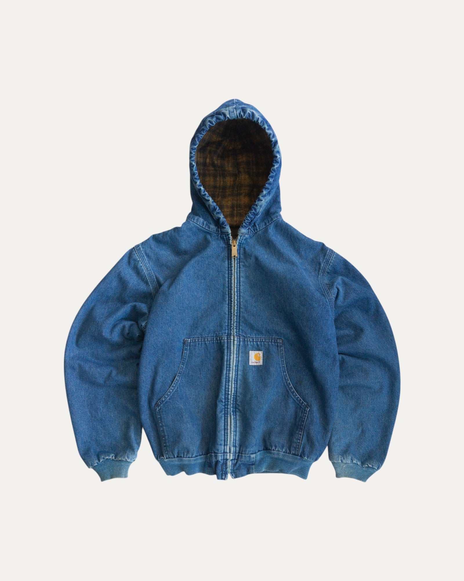 (S) 90’S VINTAGE CARHARTT DENIM ACTIVE JACKET