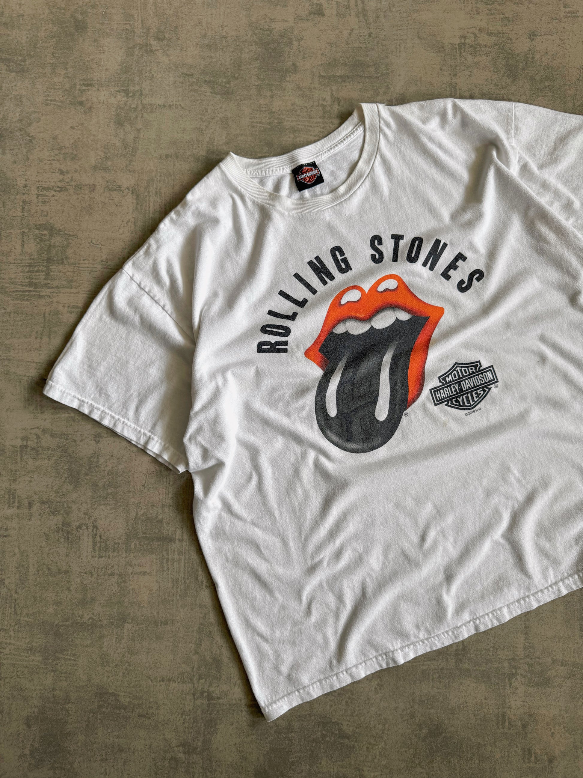 (XL) HARLEY DAVIDSON X ROLLING STONES TEE
