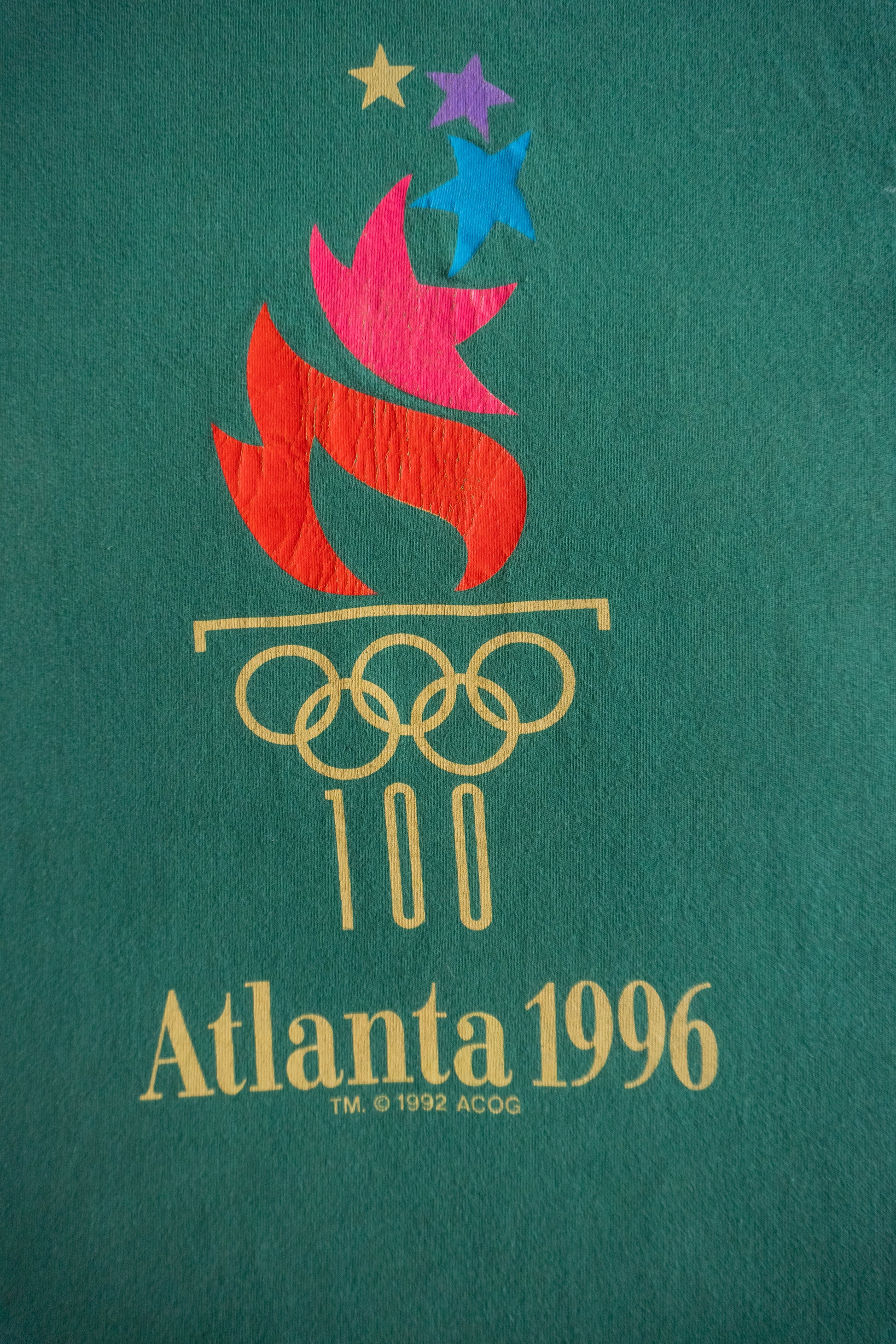 (M) 90’S VINTAGE CHAMPION ATLANTA 1996 OLYMPIC GAMES TEE