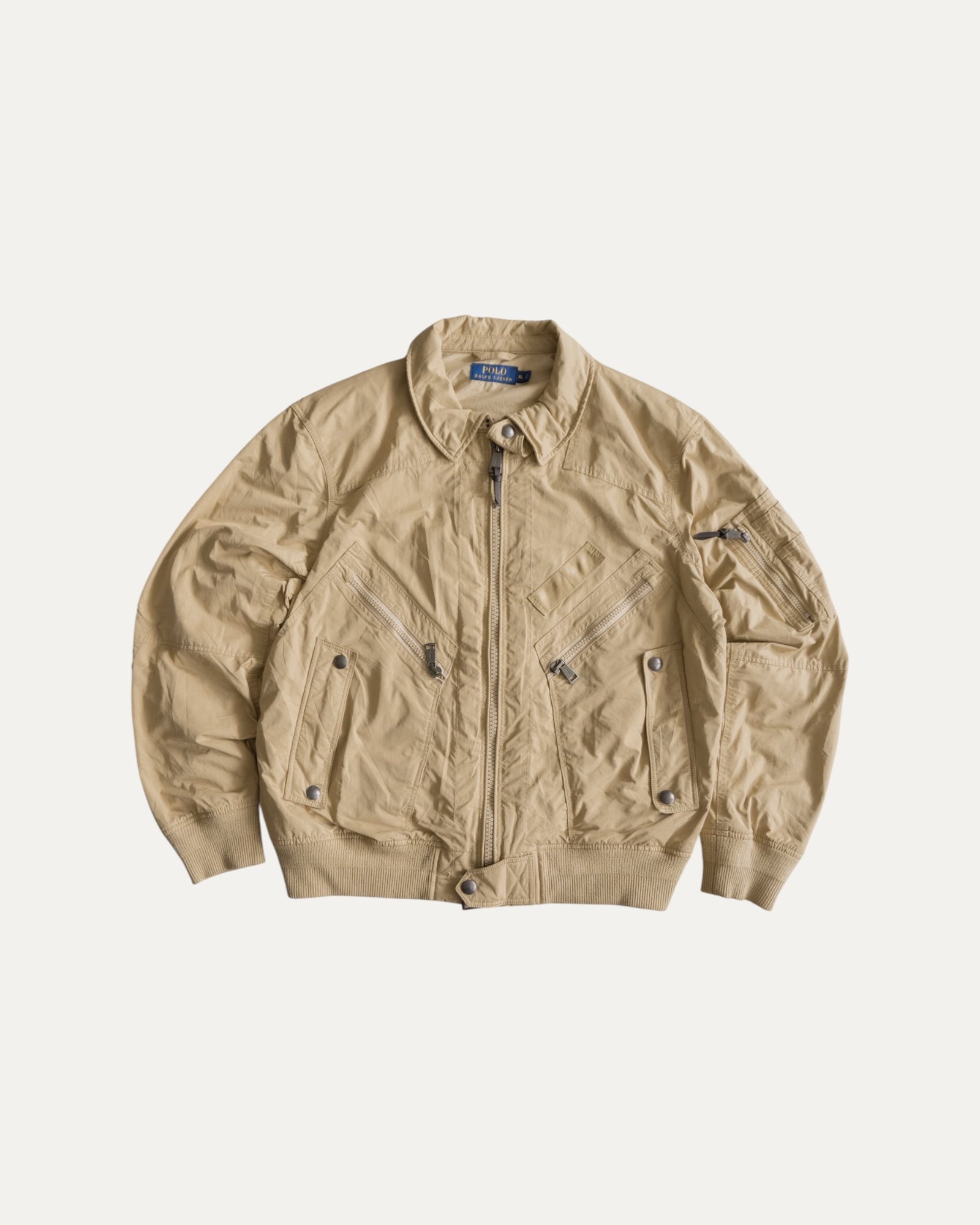 (BOXY L) AMAZING POLO RALPH LAUREN BOMBER MA-1 JACKET