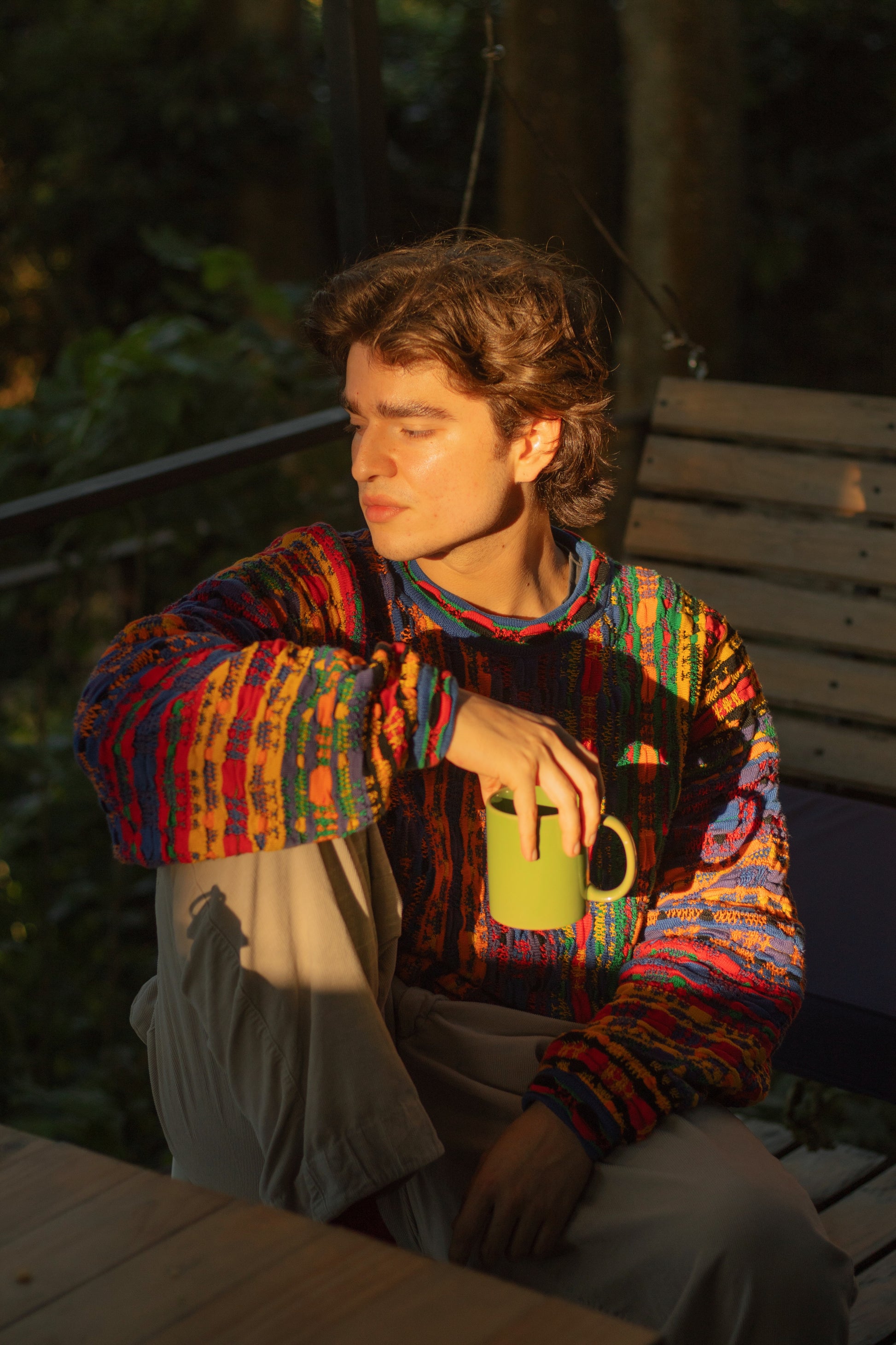 (L) VINTAGE TUNDRA TYPE COOGI SWEATER