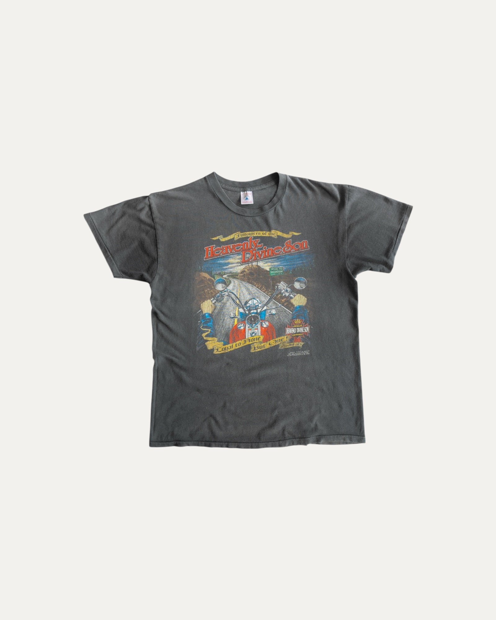(L) 90’S VINTAGE RELIGIOUS HEAVENLY DIVINE SON FADED TEE