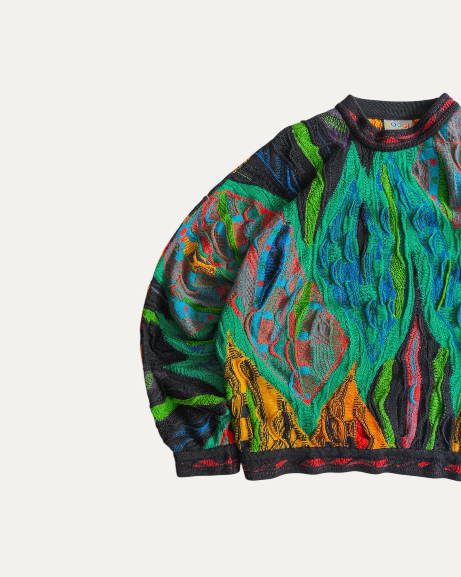 (M) 90’S VINTAGE COOGI 3D RARE SWEATER