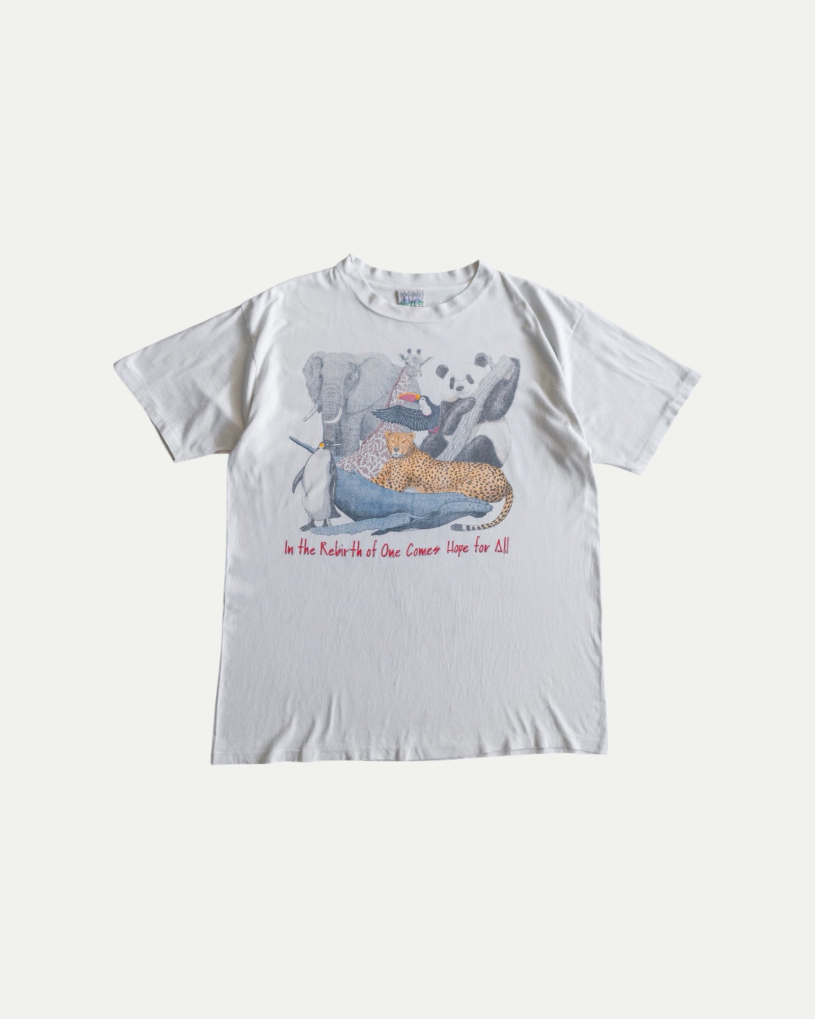 (XL) 90’S VINTAGE NATURE ANIMALS HÁBITAT TEE