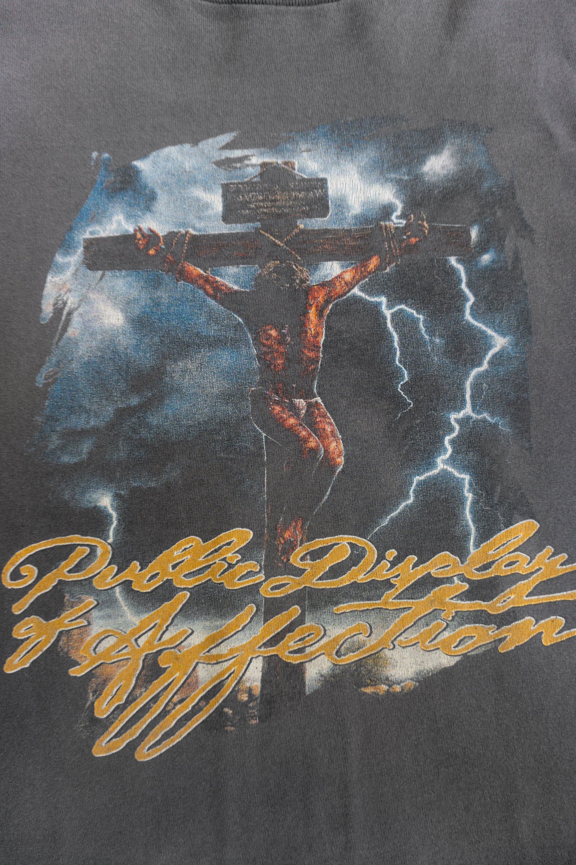 (L-XL) RARE VINTAGE JESUS CHRIST FADED TEE