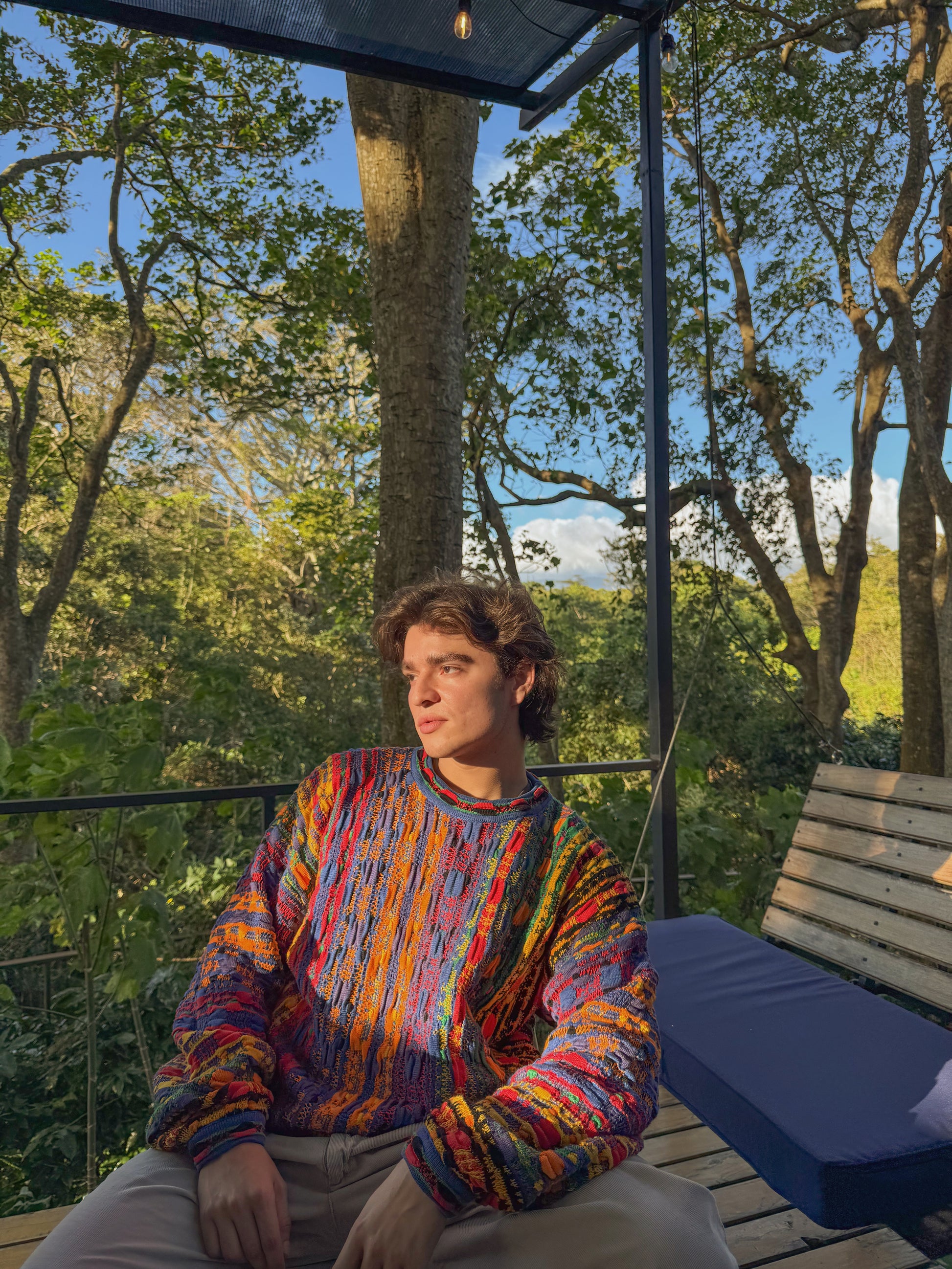 (L) VINTAGE TUNDRA TYPE COOGI SWEATER
