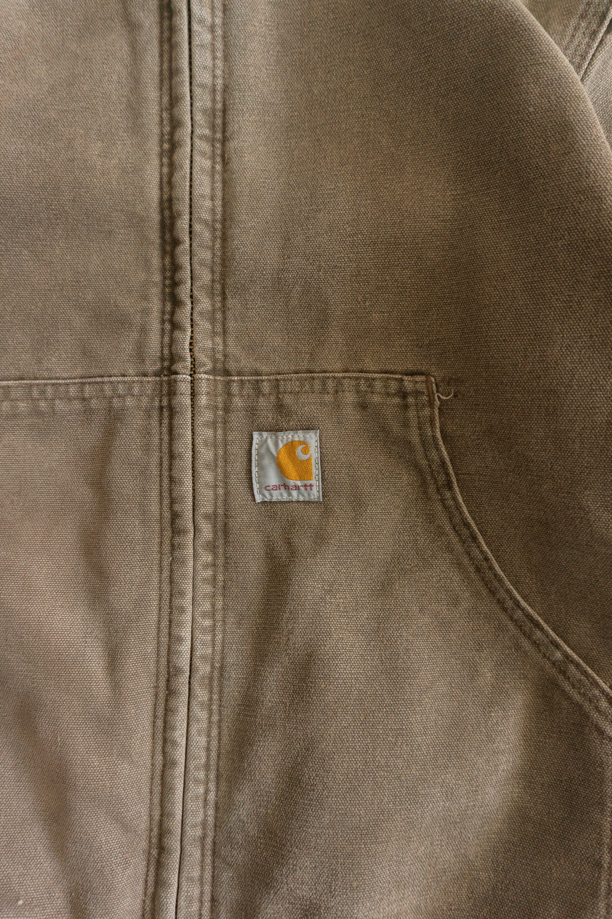 (S) VINTAGE CARHARTT DESERT BROWN JACKET