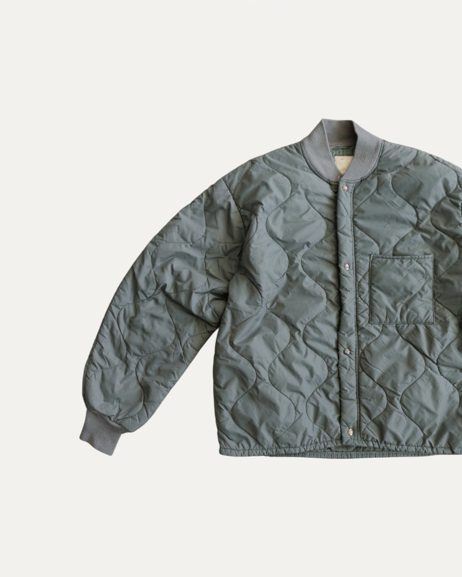 (M) 90’S VINTAGE MILITAR LINER JACKET