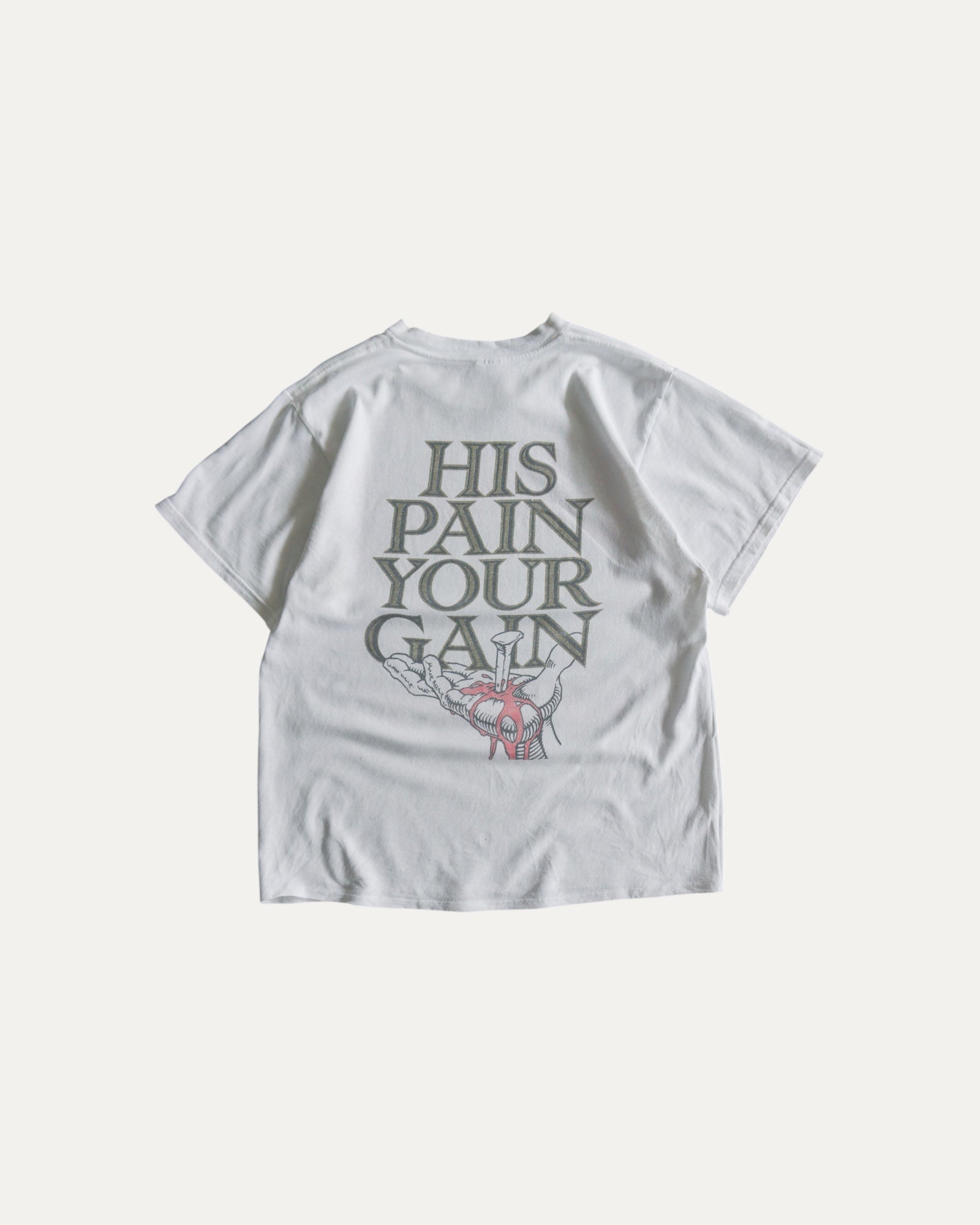 (BOXY L) 90’S VINTAGE LORD’S GYM JESÚS TEE