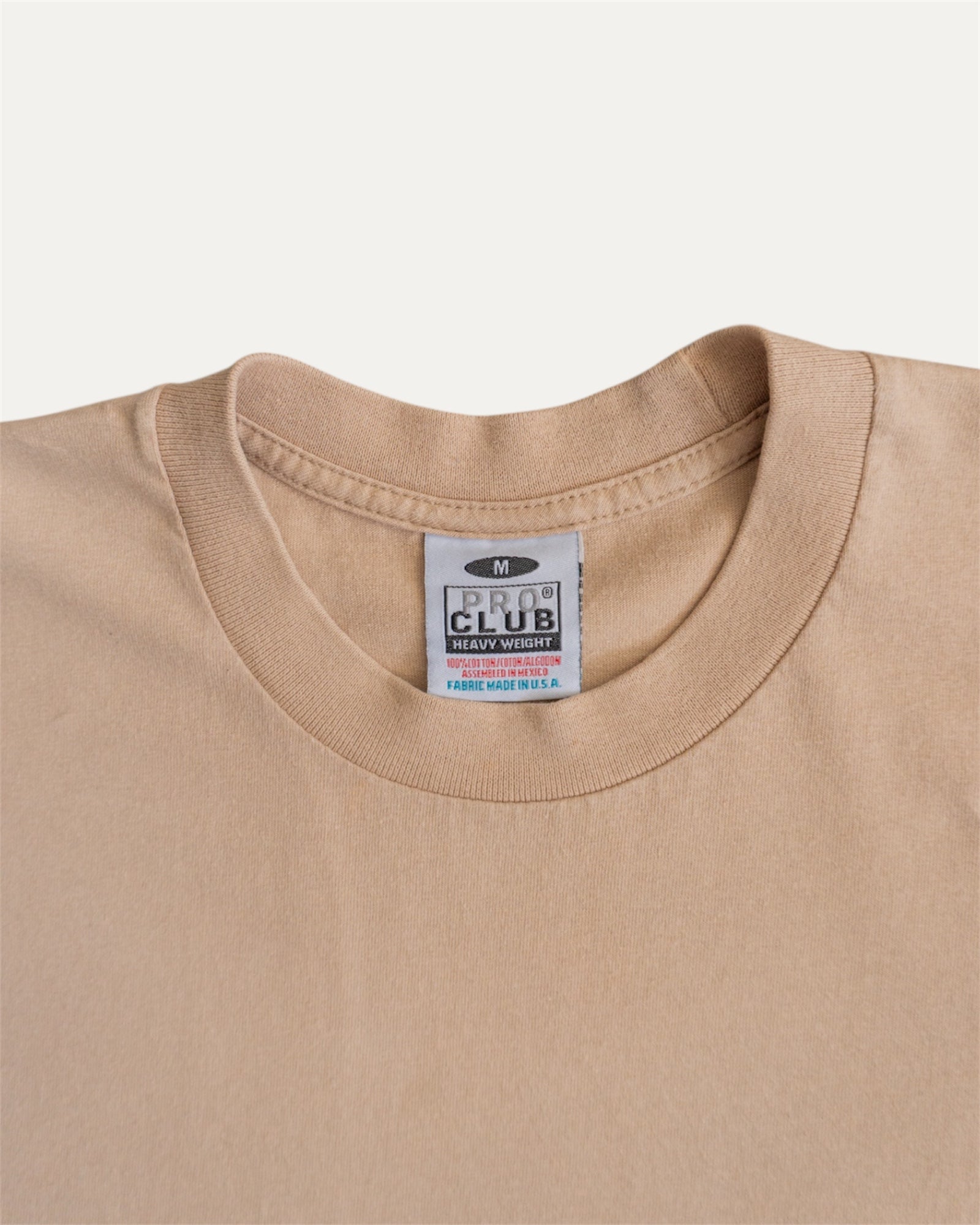 (M) PROCLUB BEIGE TEE