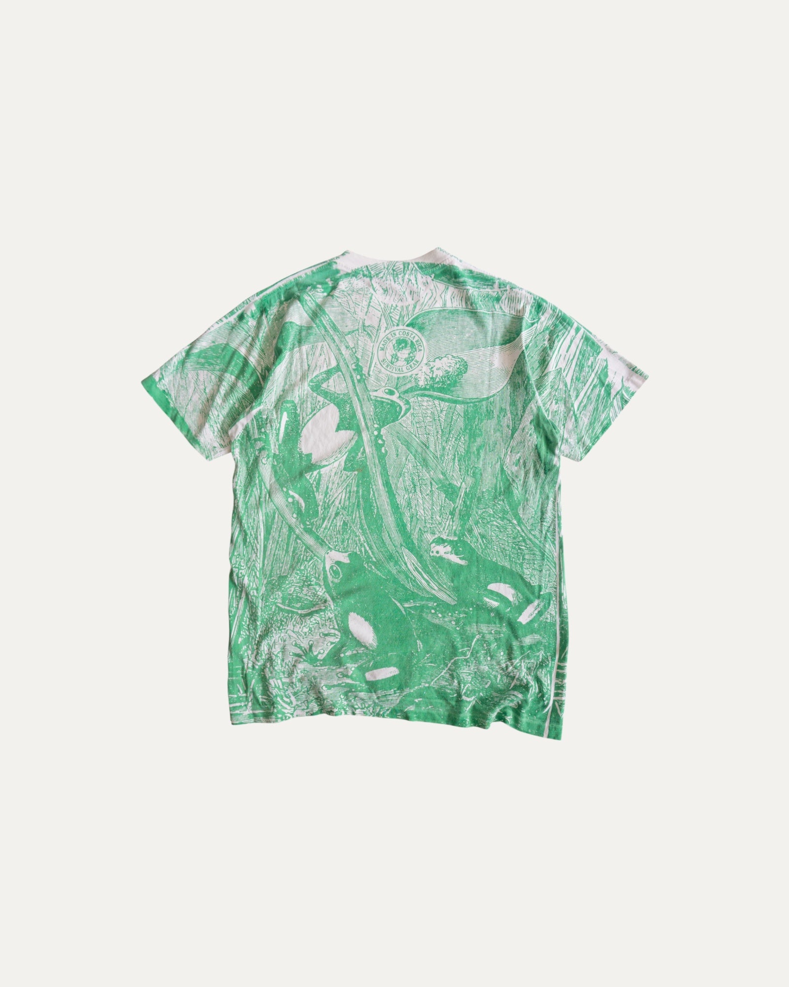 (L) 90’S VINTAGE AMAZING COSTA RICA AOP NATURE ART TEE