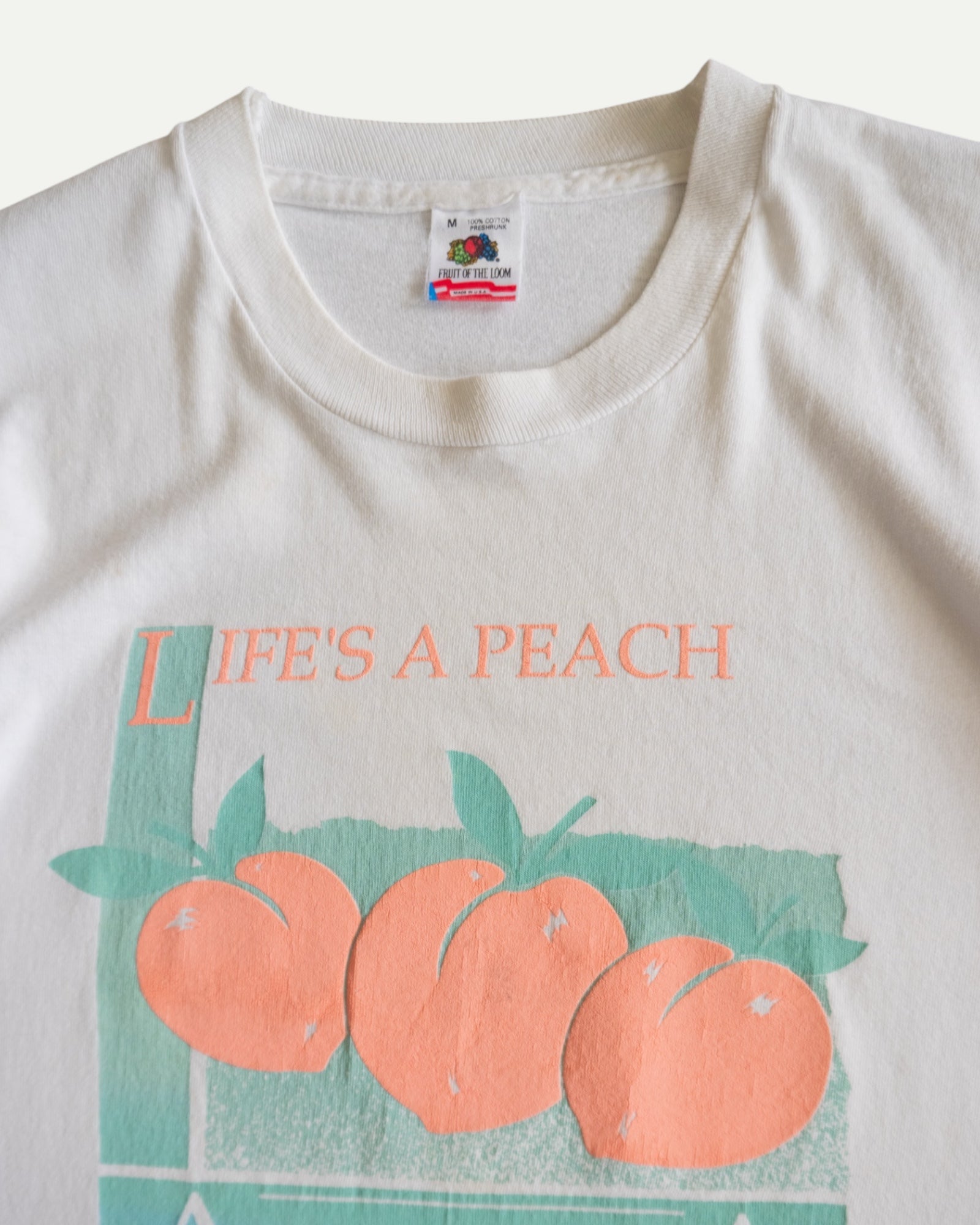 (M) 90’S VINTAGE LIFE’S A PECH TEE
