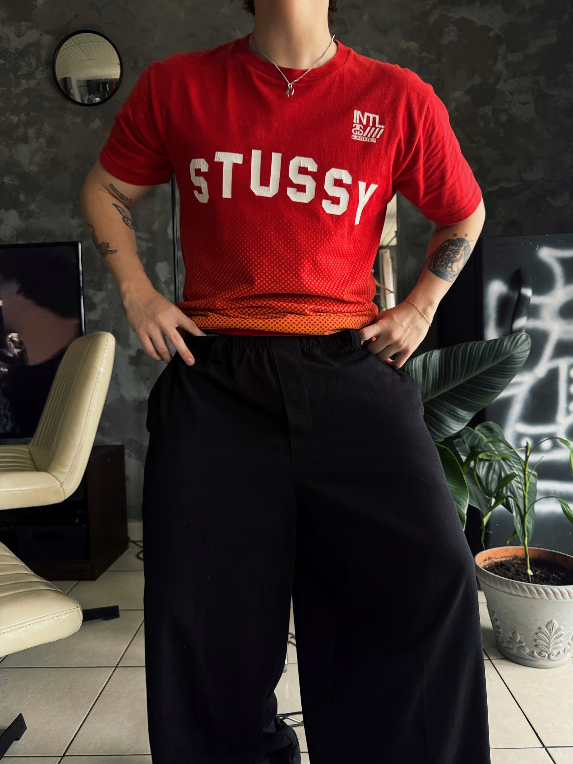 (M) STUSSY Y2K TEE