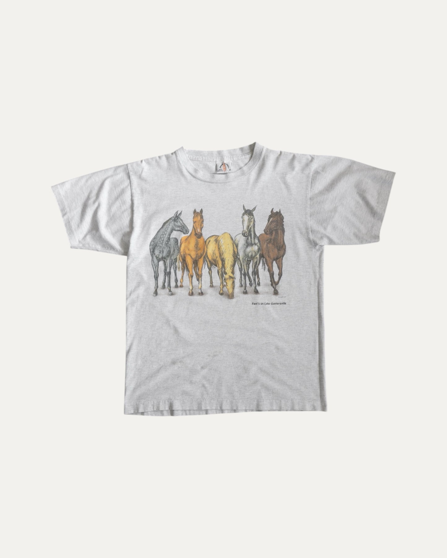 (M) 90’S VINTAGE HORSES ART TEE