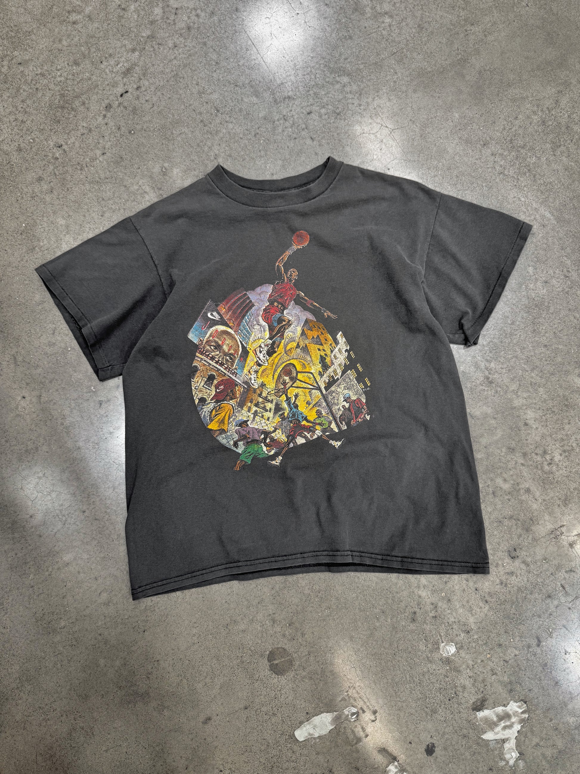 (S-M) 90’S VINTAGE NIKE MICHAEL JORDAN FADED TEE