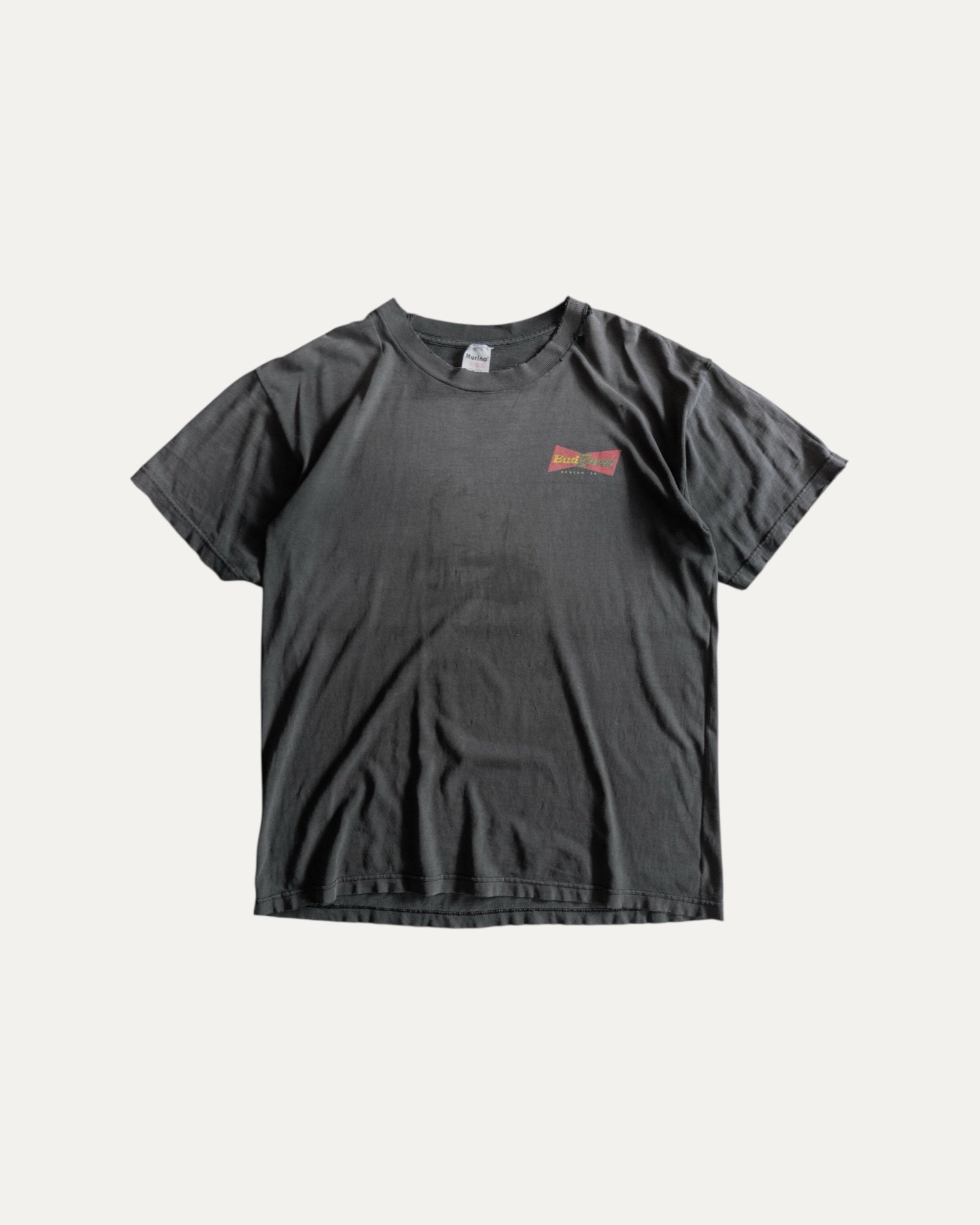 (L) 90’S VINTAGE BUDWEISER FADED X DISTRESSED TEE