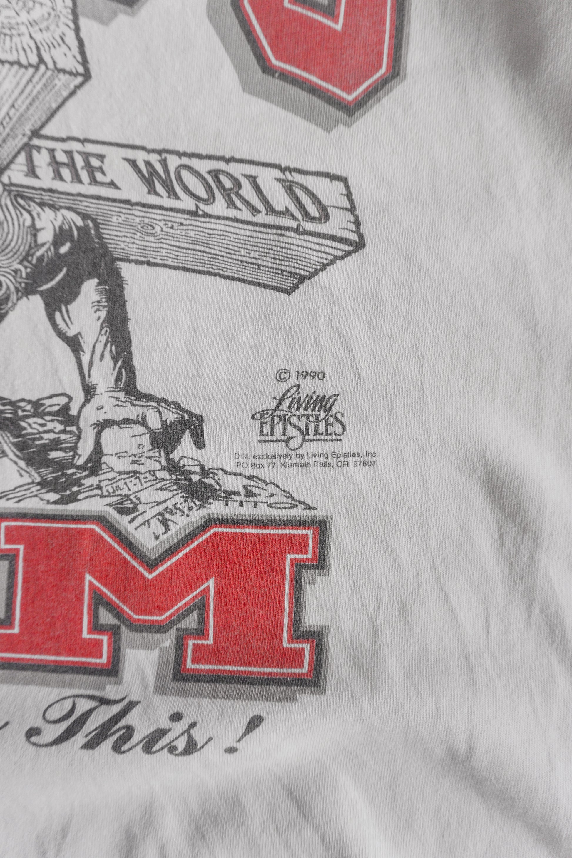 (M) 90’S VINTAGE LORD’S GYM JESÚS TEE