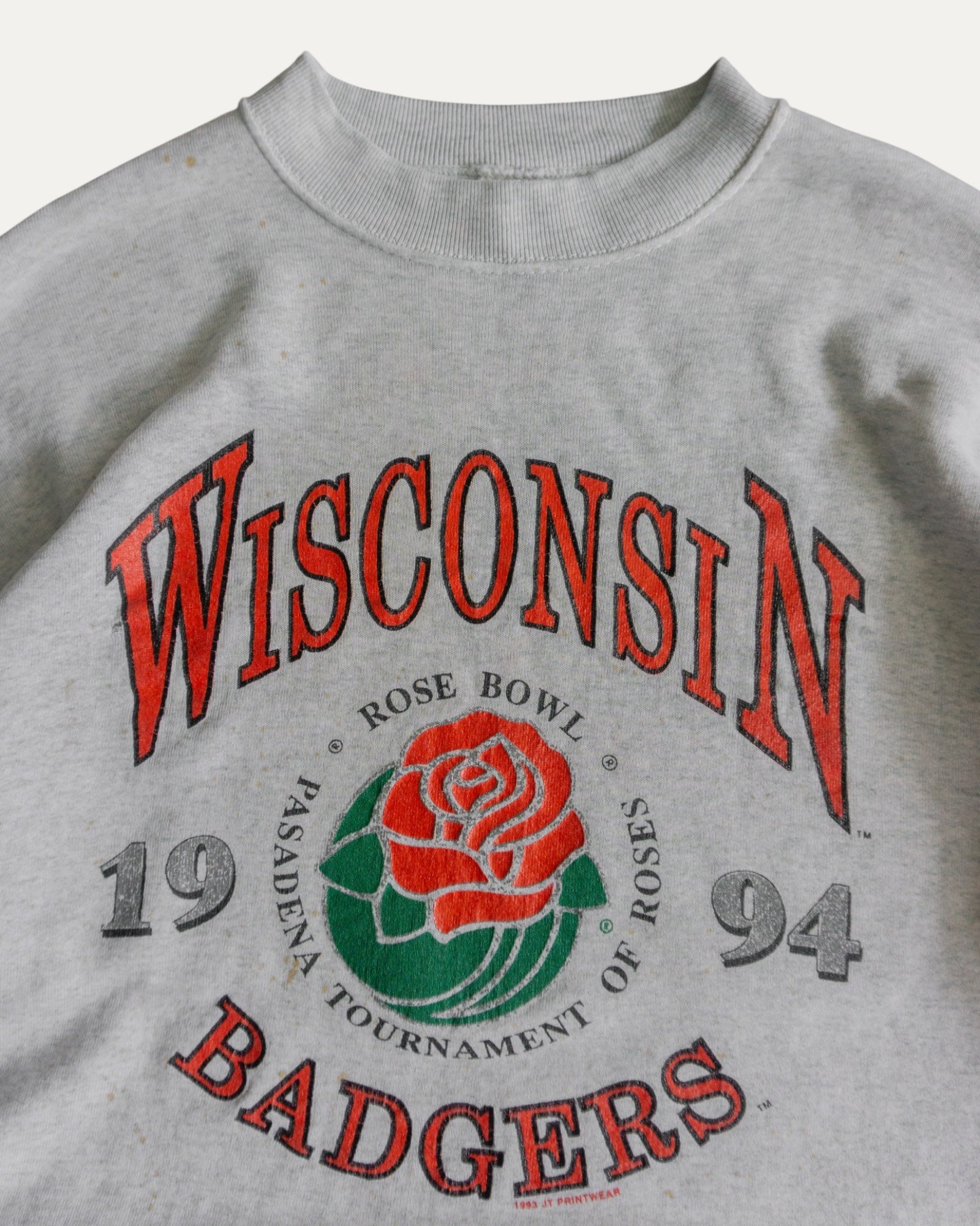 (BOXY L) 90’S VINTAGE WISCONSIN CREWNECK