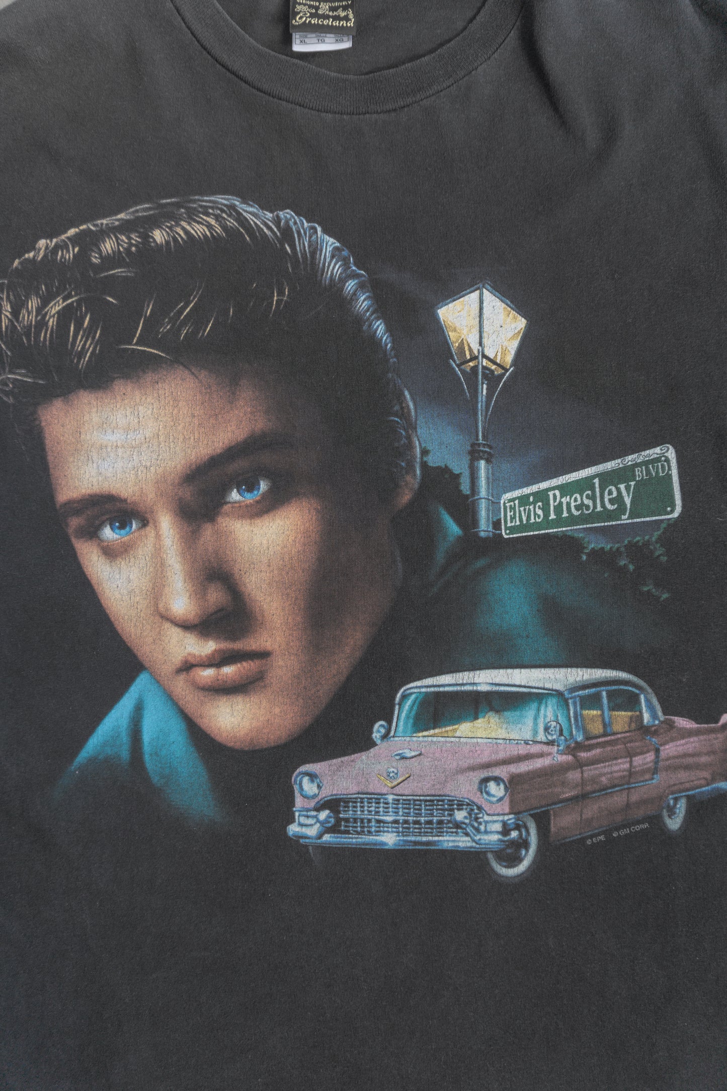 (XL) 90’S VINTAGE ELVIS PRESLEY TEE