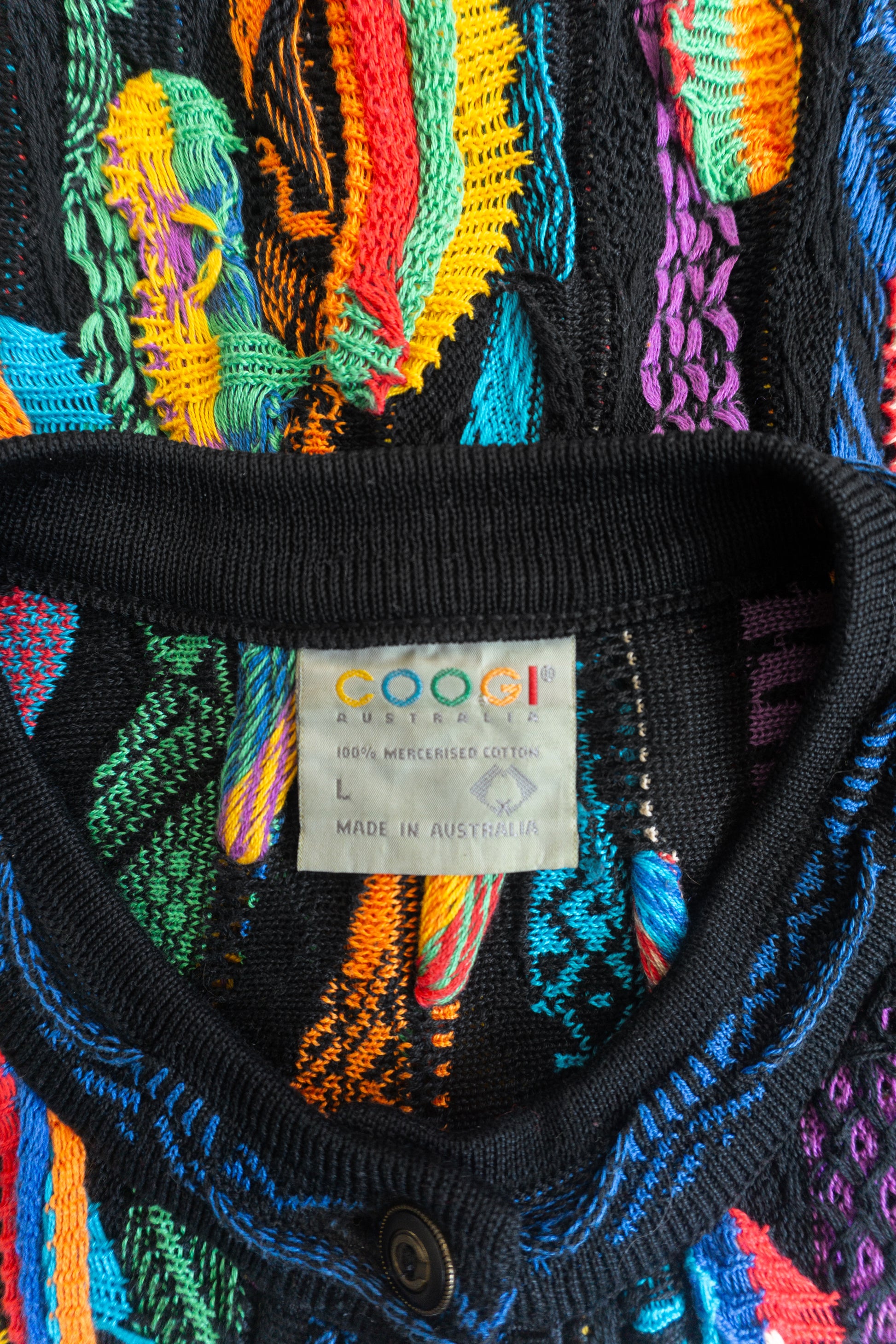 (S-M) 90’S VINTAGE COOGI CARDIGAN