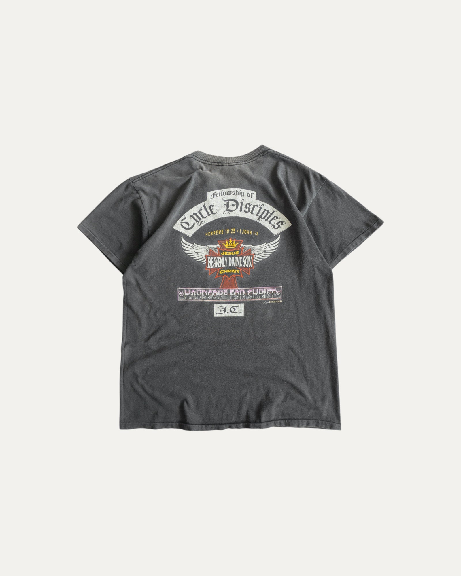 (L) 90’S VINTAGE RELIGIOUS HEAVENLY DIVINE SON FADED TEE