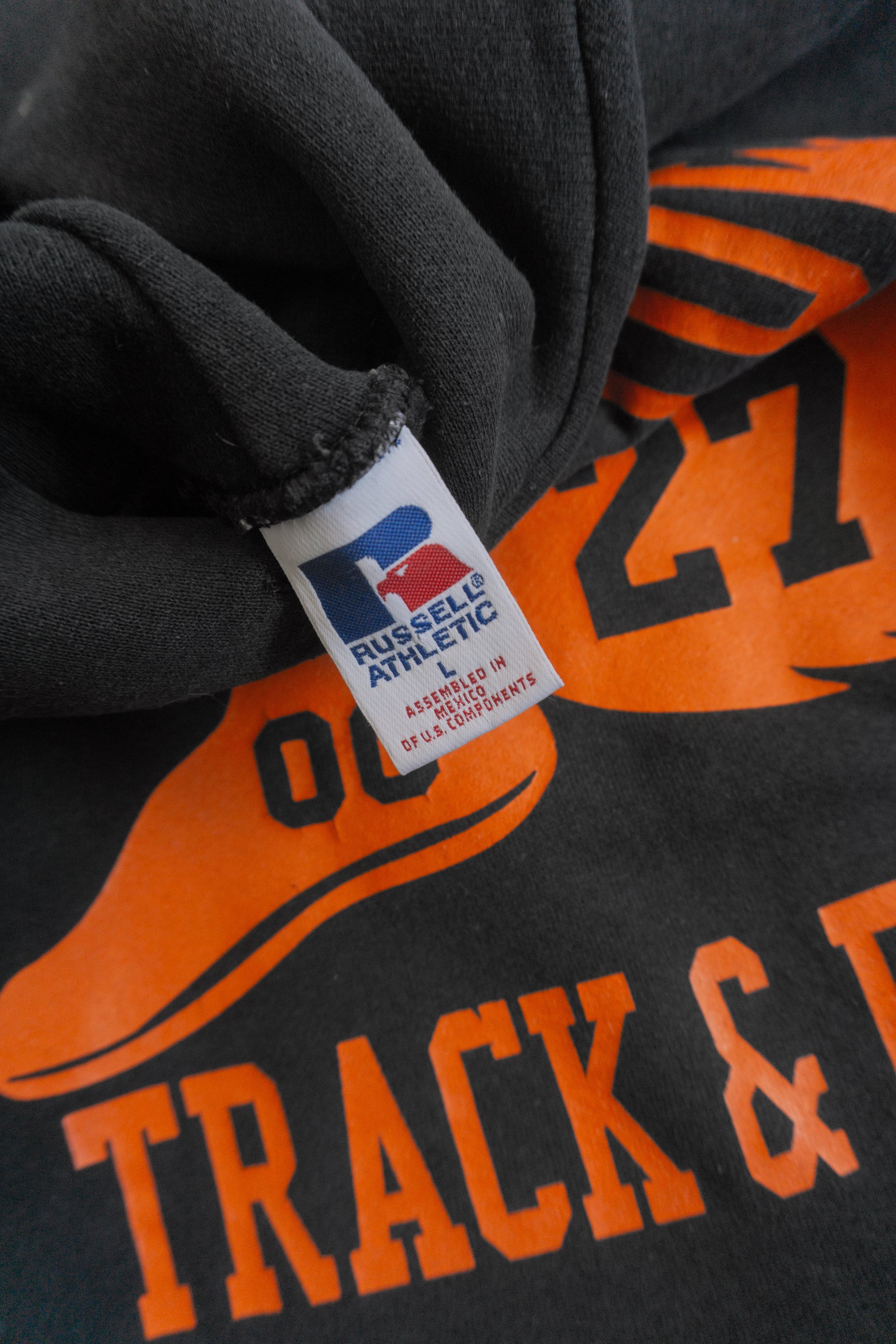 (BOXY L) 00’S VINTAGE RUSSELL HOODIE