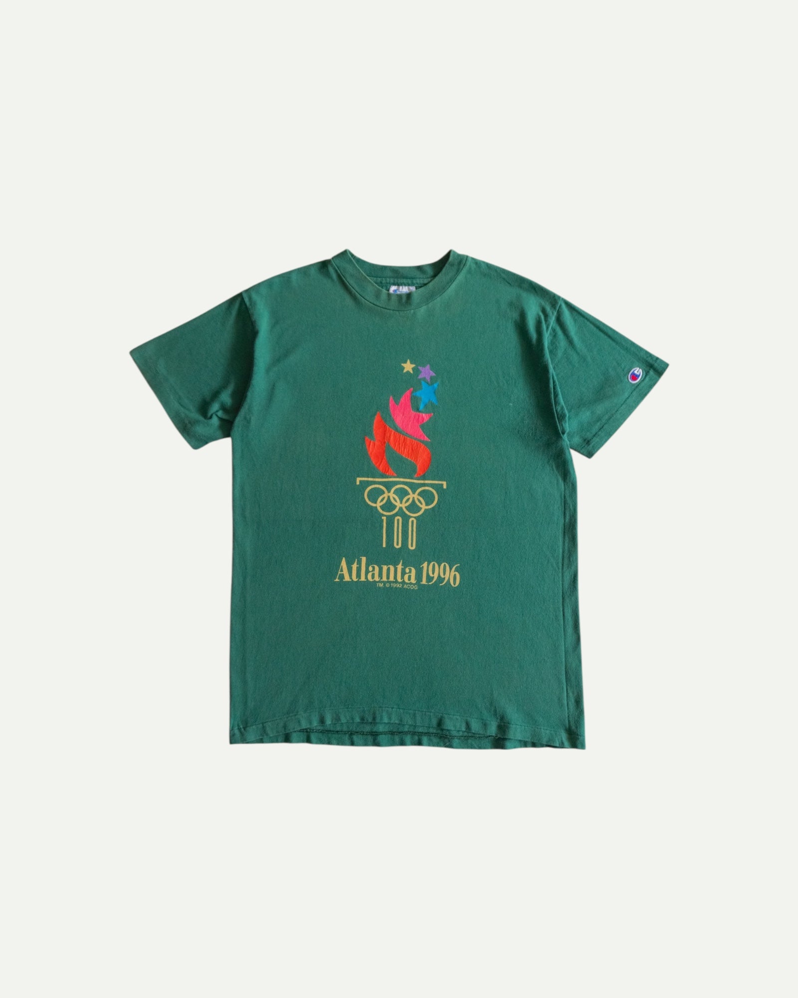 (M) 90’S VINTAGE CHAMPION ATLANTA 1996 OLYMPIC GAMES TEE