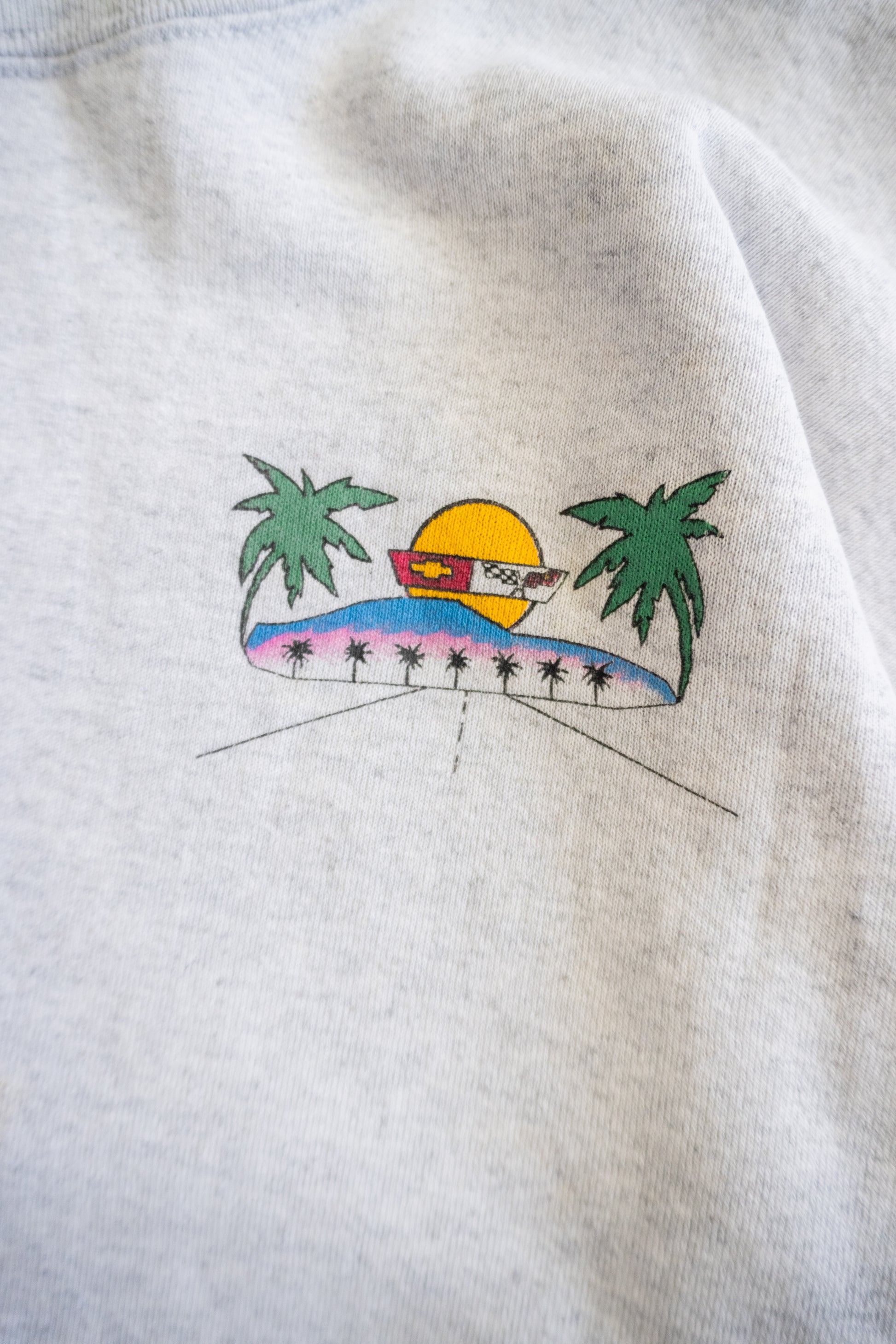 (BOXY L) 90’S VINTAGE CORVETTE CREWNECK