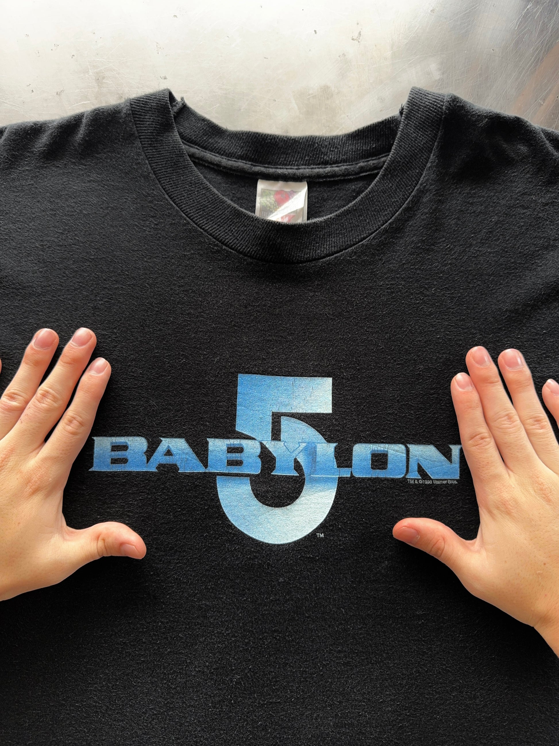(L) 90’S VINTAGE BABYLON 5 MOVIE TEE