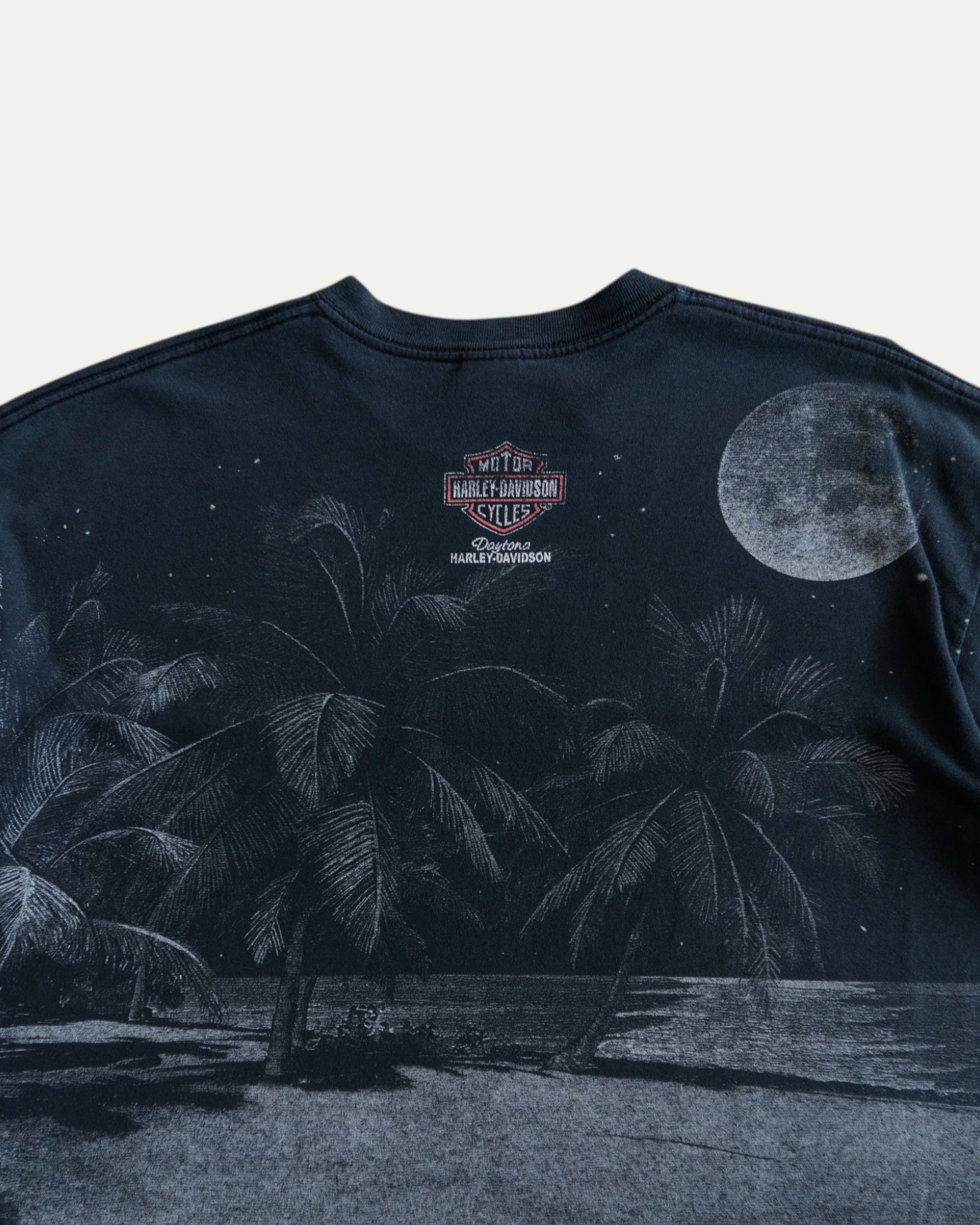 (FIT XL) 2003 VINTAGE HARLEY DAVIDSON BIKE WEEK AOP TEE