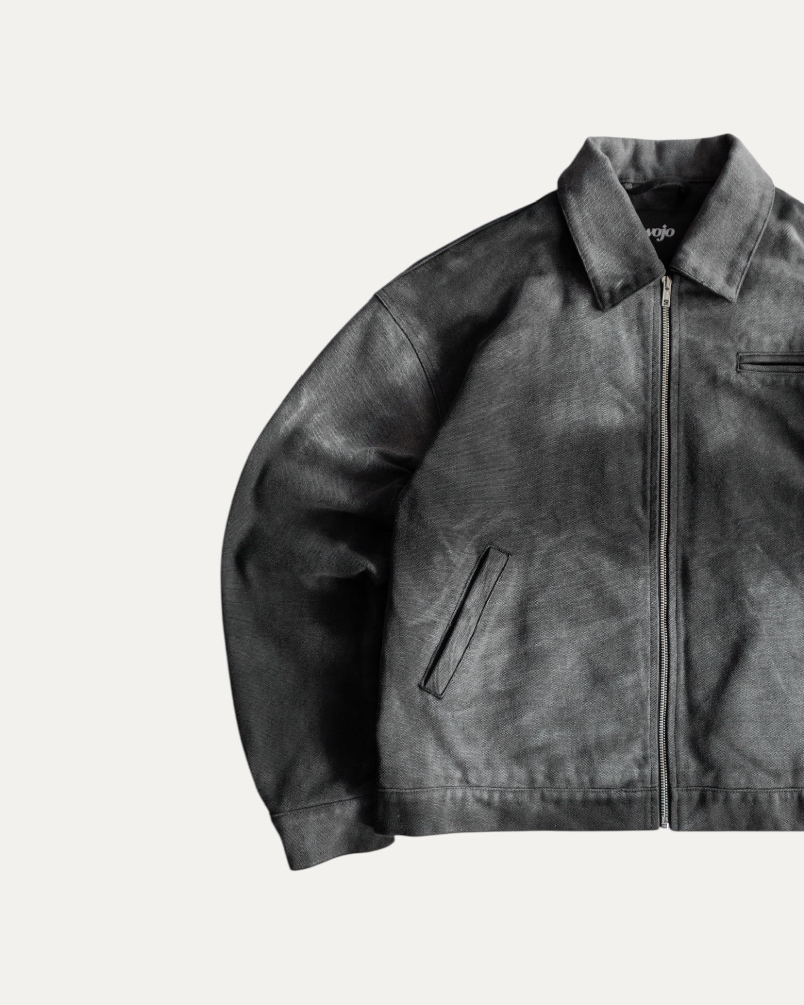(M) WOJO STUDIO AMAZING FADED DETROIT JACKET